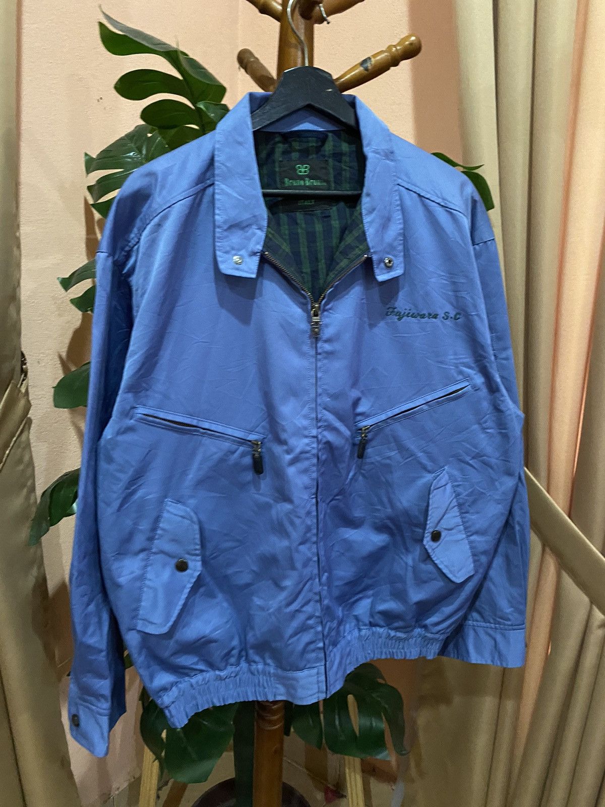 Vintage Vintage Bruno Bruni Blue Jacket Italian Heritage and Style Size US L / EU 52-54 / 3 - 3 Thumbnail
