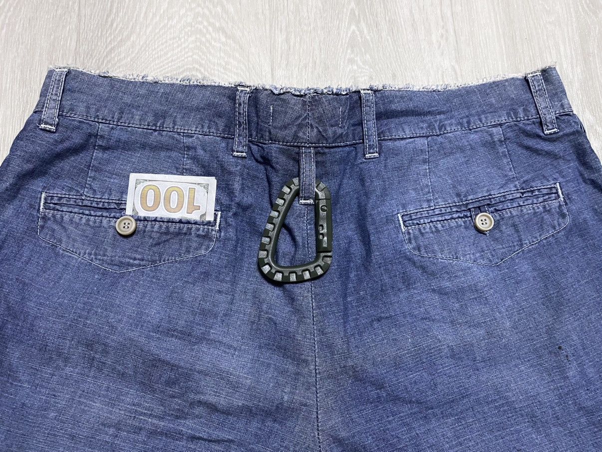 Dolce & Gabbana Dolce & Gabbana Washed Blue Distressed Jeans Shorts Size US 34 / EU 50 - 5 Thumbnail