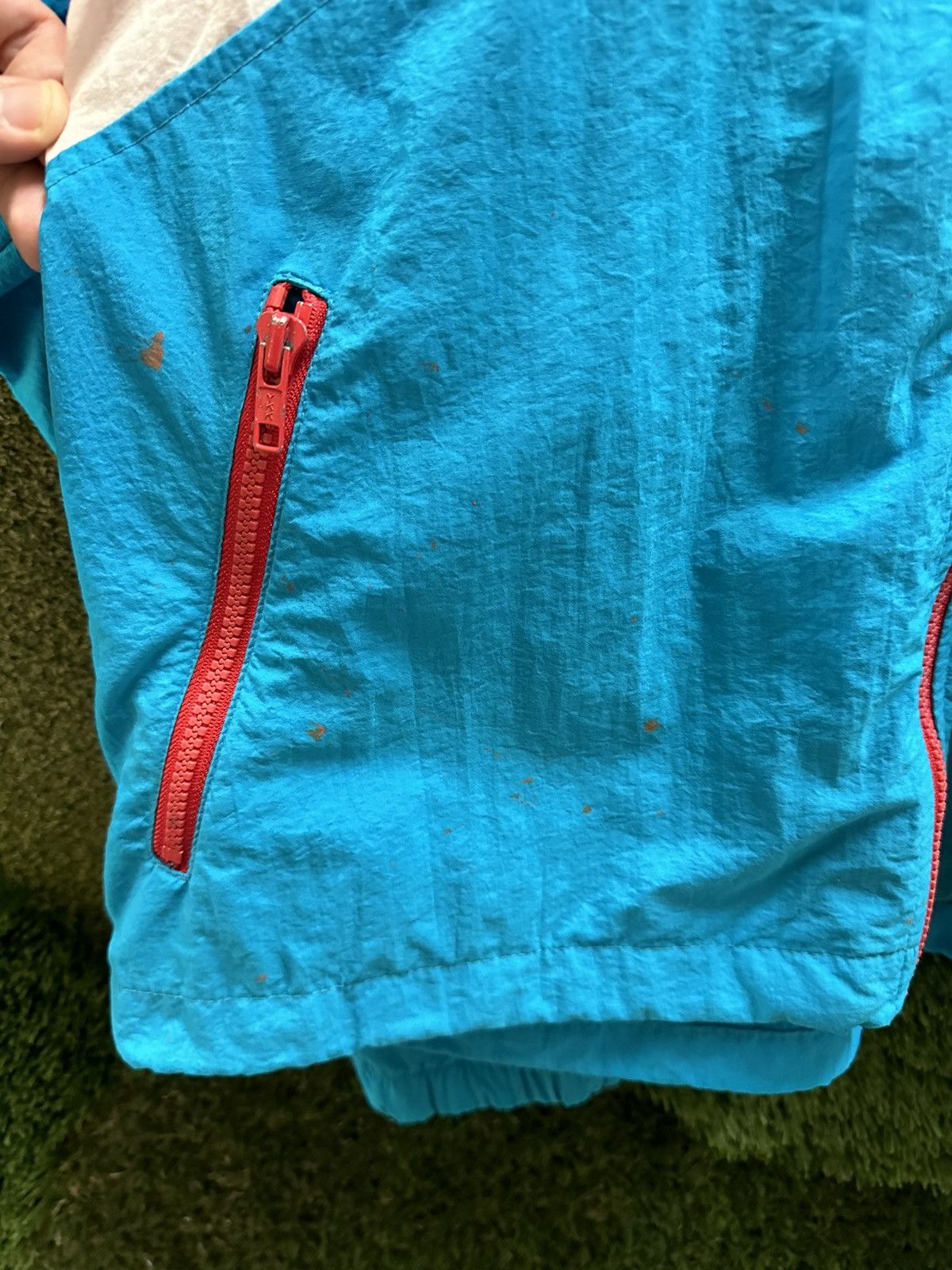 Nike × Vintage Vintage Nike Split Colour Zip-up Jacket Medium Size US M / EU 48-50 / 2 - 5 Thumbnail