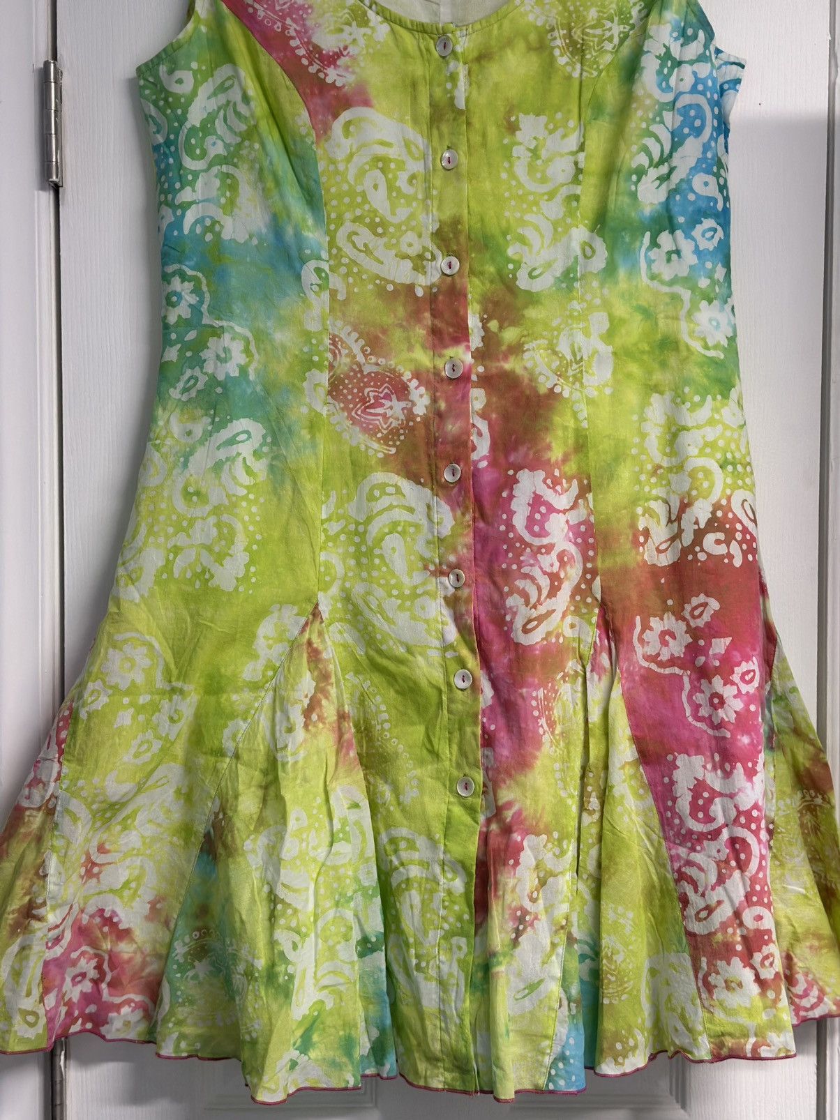 Other Vintage Tiedie Dress! Size L / US 10 / IT 46 - 3 Thumbnail