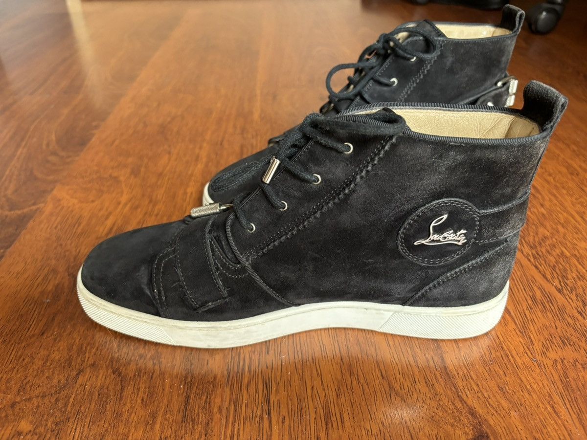 Christian Louboutin Christian Louboutin suede strap hi top sneakers Size US 8 / EU 41 - 5 Thumbnail