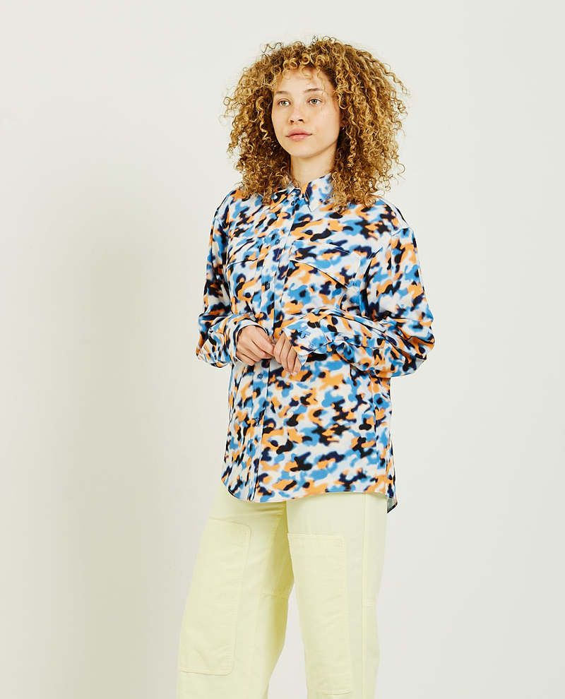 Kenzo o1y1025 Patterned Shirt in Multicolor Size XS / US 0-2 / IT 36-38 - 3 Thumbnail