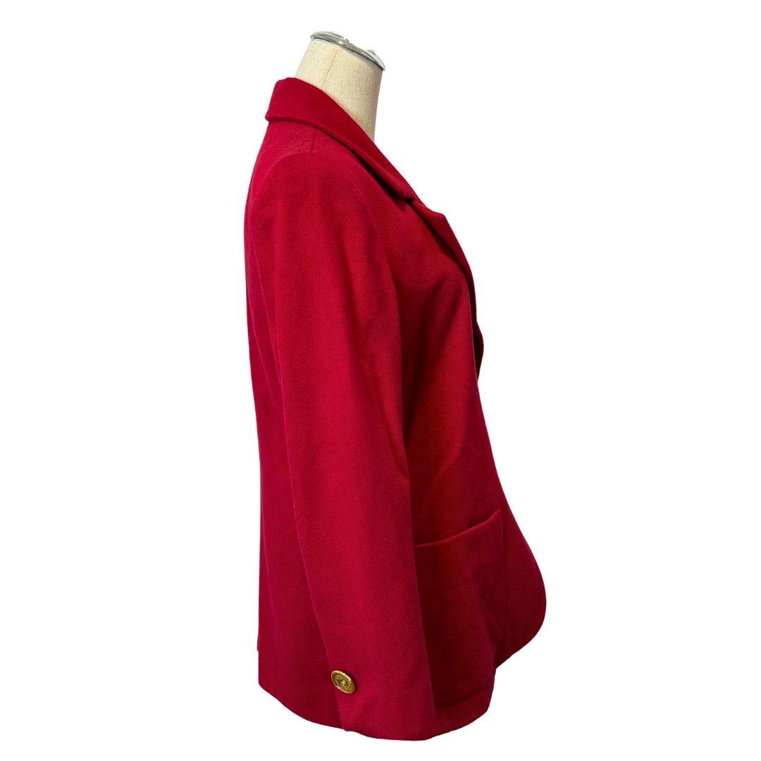 Yves Saint Laurent Vintage Yves Saint Laurent Wool Blazer Size L / US 10 / IT 46 - 2 Thumbnail