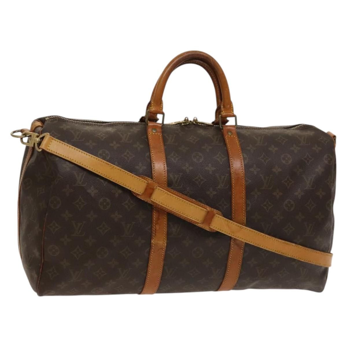Louis Vuitton LOUIS VUITTON Monogram Keepall Bandouliere 50 Boston Bag Size ONE SIZE - 1 Thumbnail