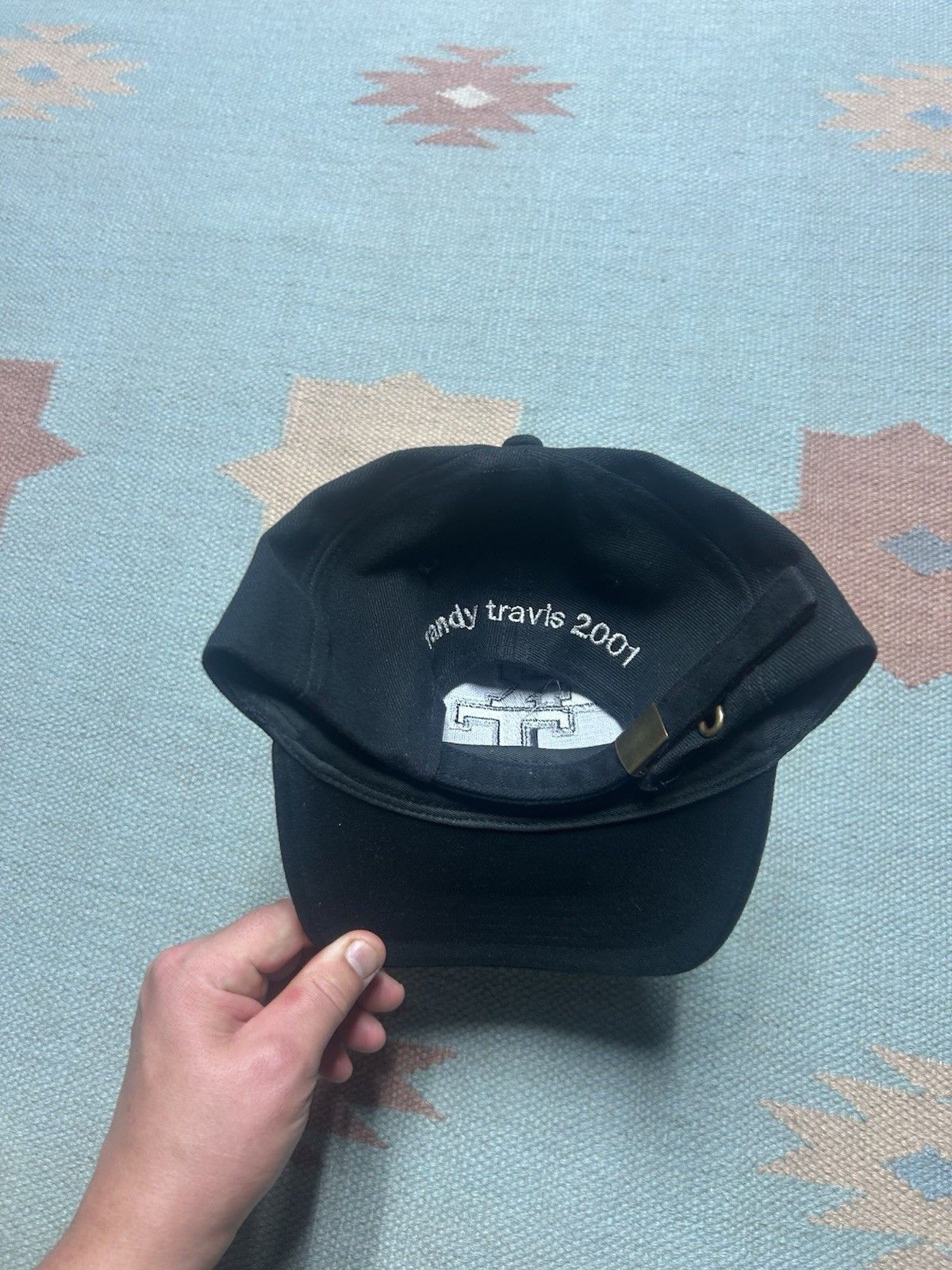 Vintage Vintage Strapback hat Randy Travis 2001 country music RT Size ONE SIZE - 4 Thumbnail