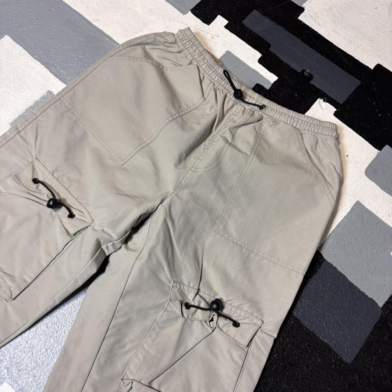Japanese Brand × Vintage Japanese style nylon parachute cargo pants Size US 32 / EU 48 - 3 Thumbnail