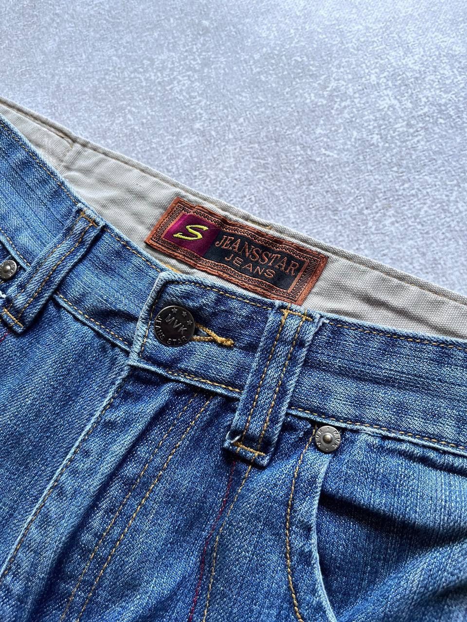 Japanese Brand Vintage Abstract Tribal Baggy Jeans Y2K 34x32 Size US 34 / EU 50 - 8 Thumbnail