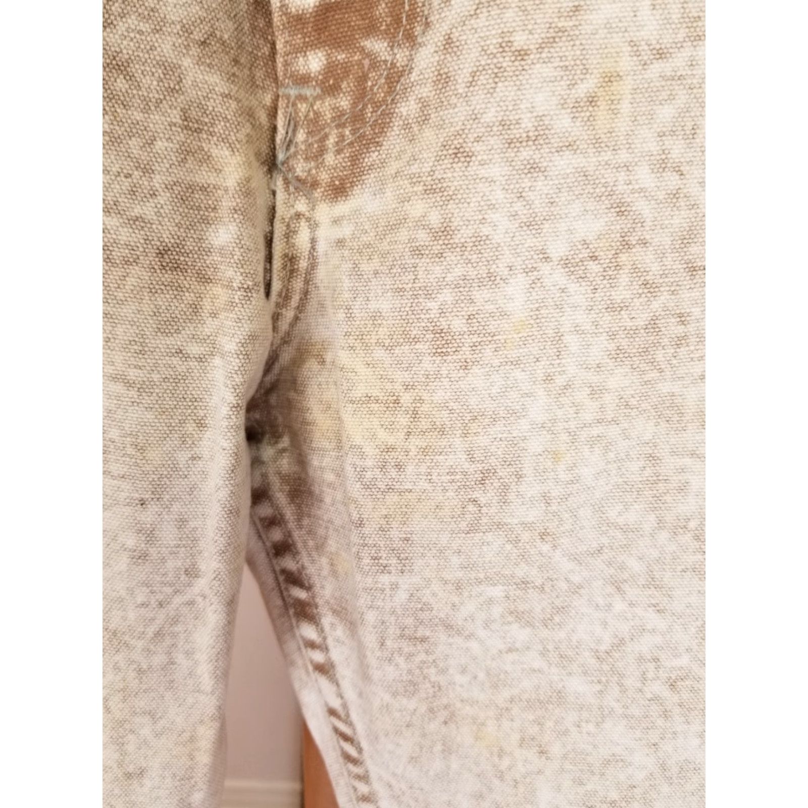 Carhartt VINTAGE Carhartt Jeans CAT 80's Brown Denim Acid Wash Regular 32x27 USA Mens Jeans Brown Denim 80s Carhartt Straight Mens Brown Denim Jeans Size US 32 / EU 48 - 7 Thumbnail