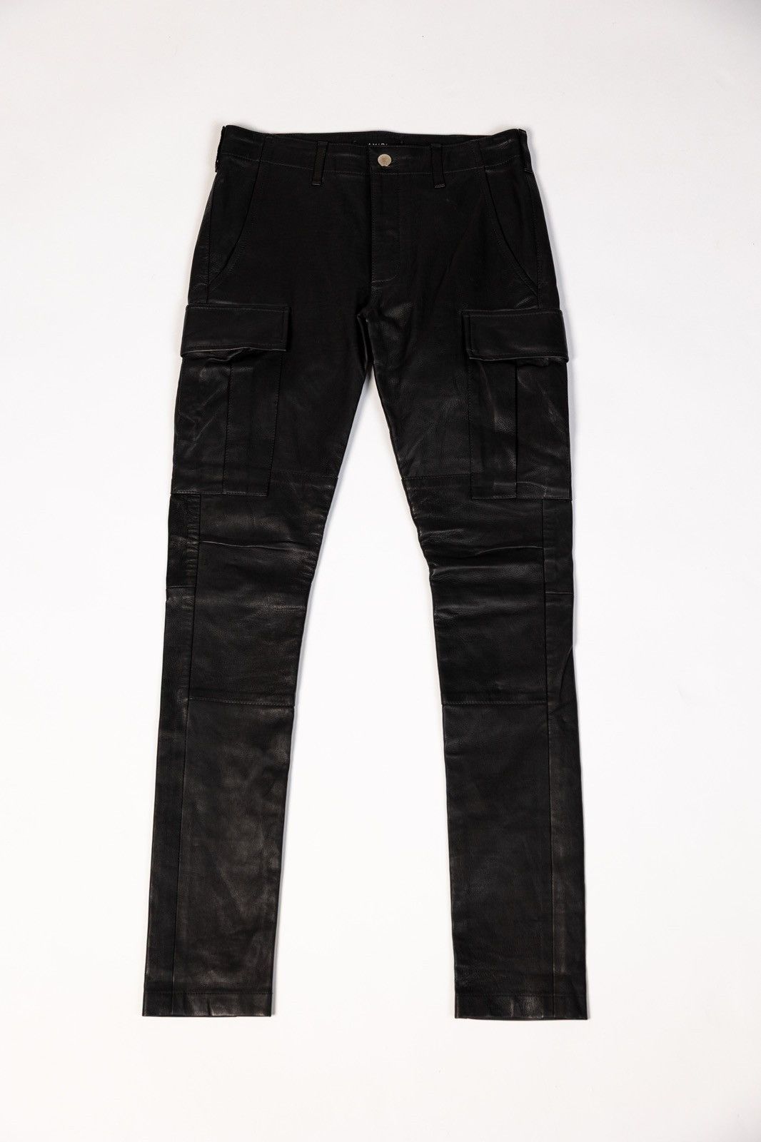 Amiri Amiri Leather Cargo Pants Size US 29 - 1 Thumbnail