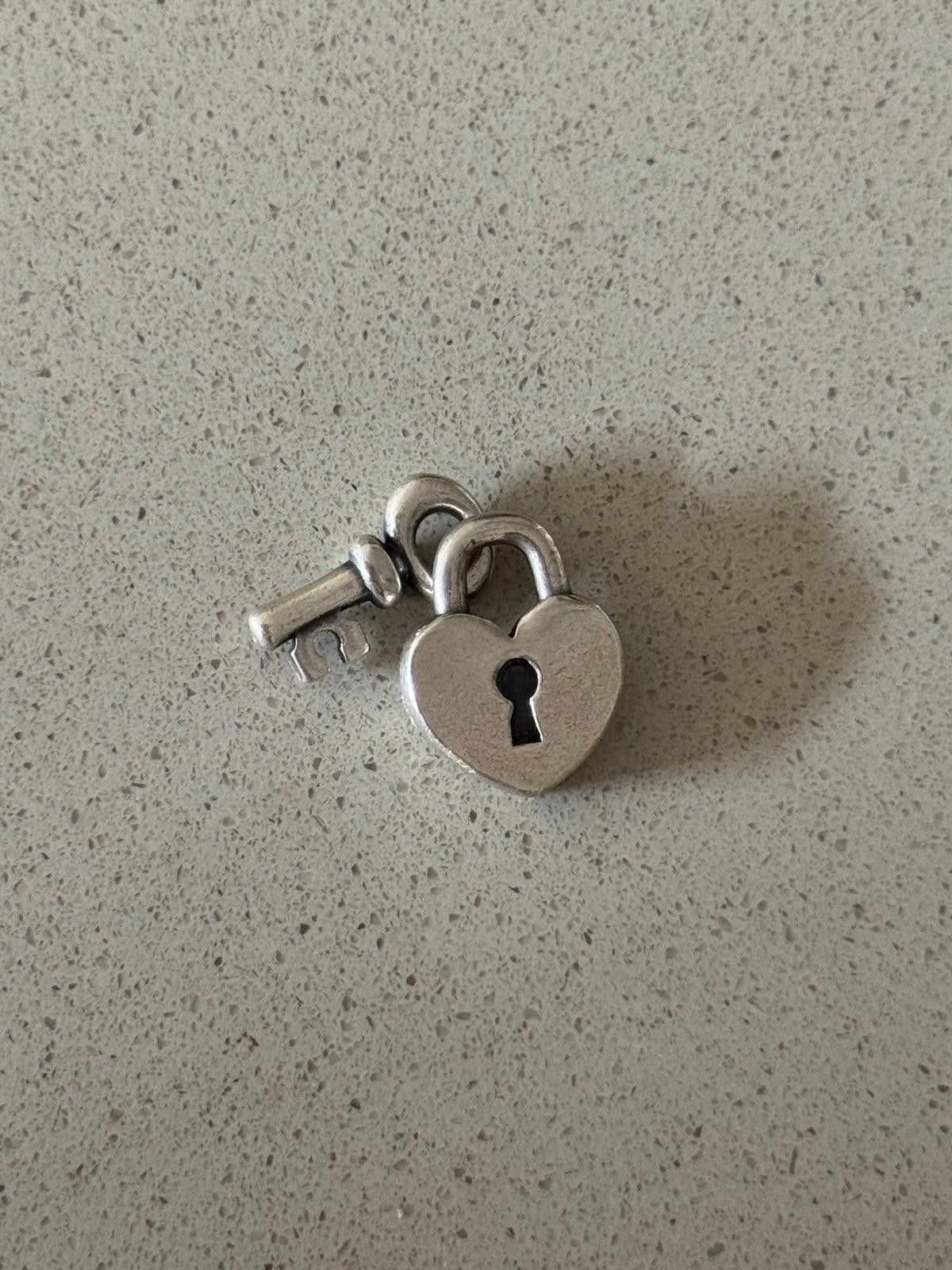 Designer James Avery Sterling Silver 925 “My Heart is Yours” Charm Size ONE SIZE - 1 Thumbnail