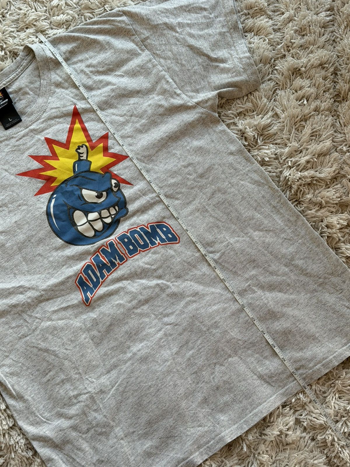 The Hundreds Vintage The Hundreds Adam Bomb Grey T-Shirt Size US L / EU 52-54 / 3 - 4 Thumbnail
