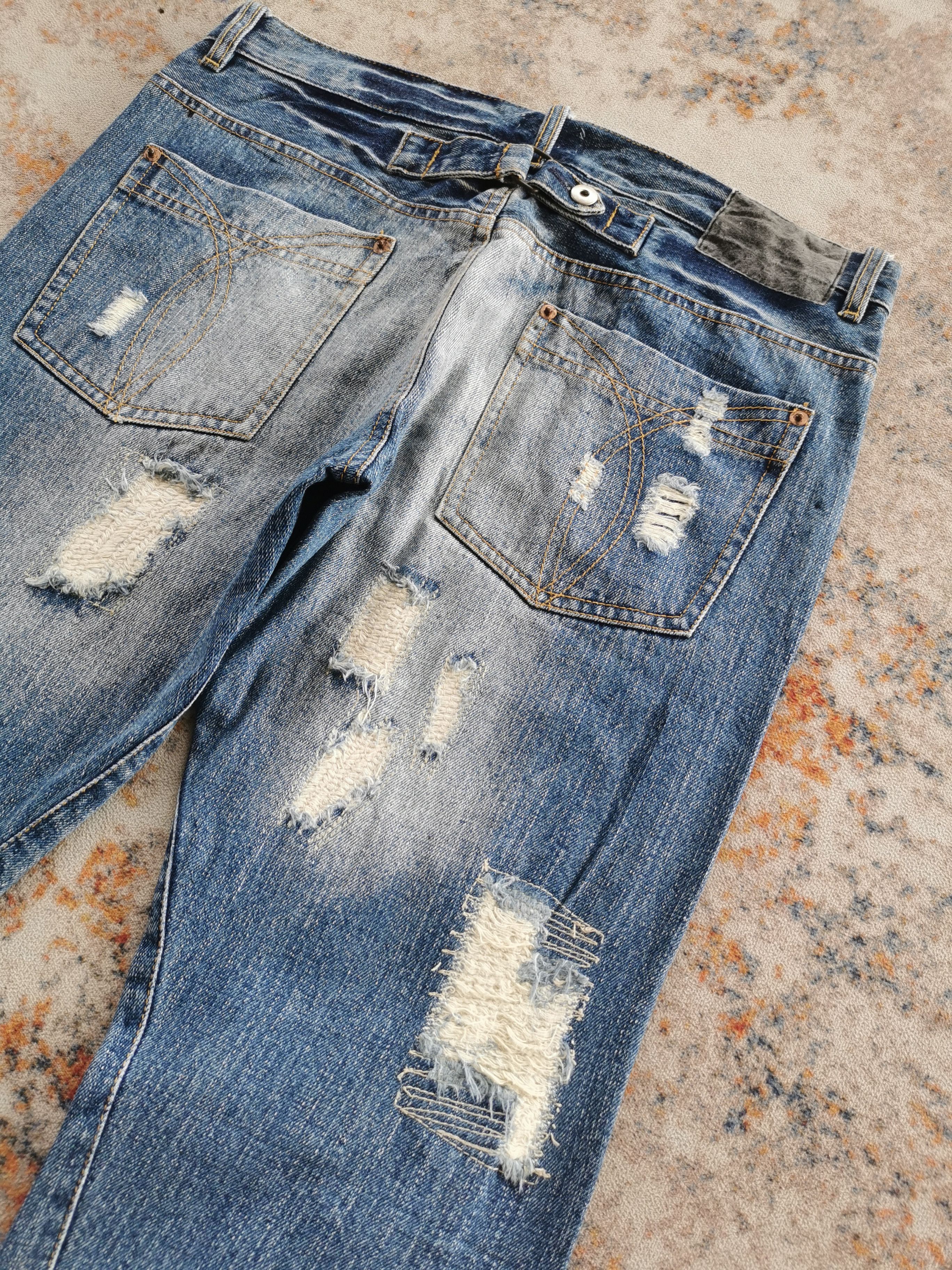 Tornado Mart Twisted Jeans Size 32'x30.5' Size US 32 / EU 48 - 12 Thumbnail