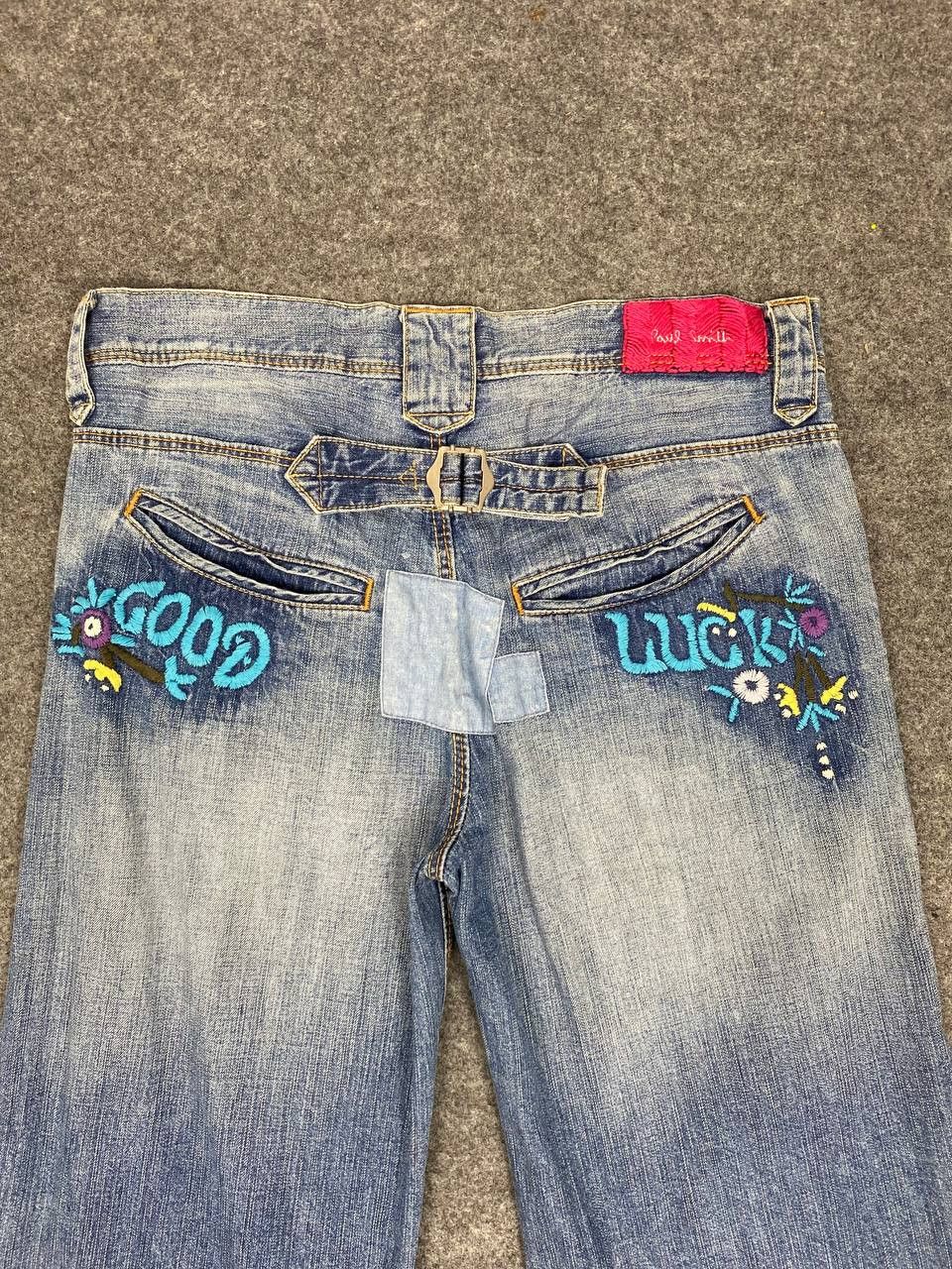 Paul Smith paul smith bootcut flare distressed denim nice design Size 30" / US 8 / IT 44 - 3 Thumbnail