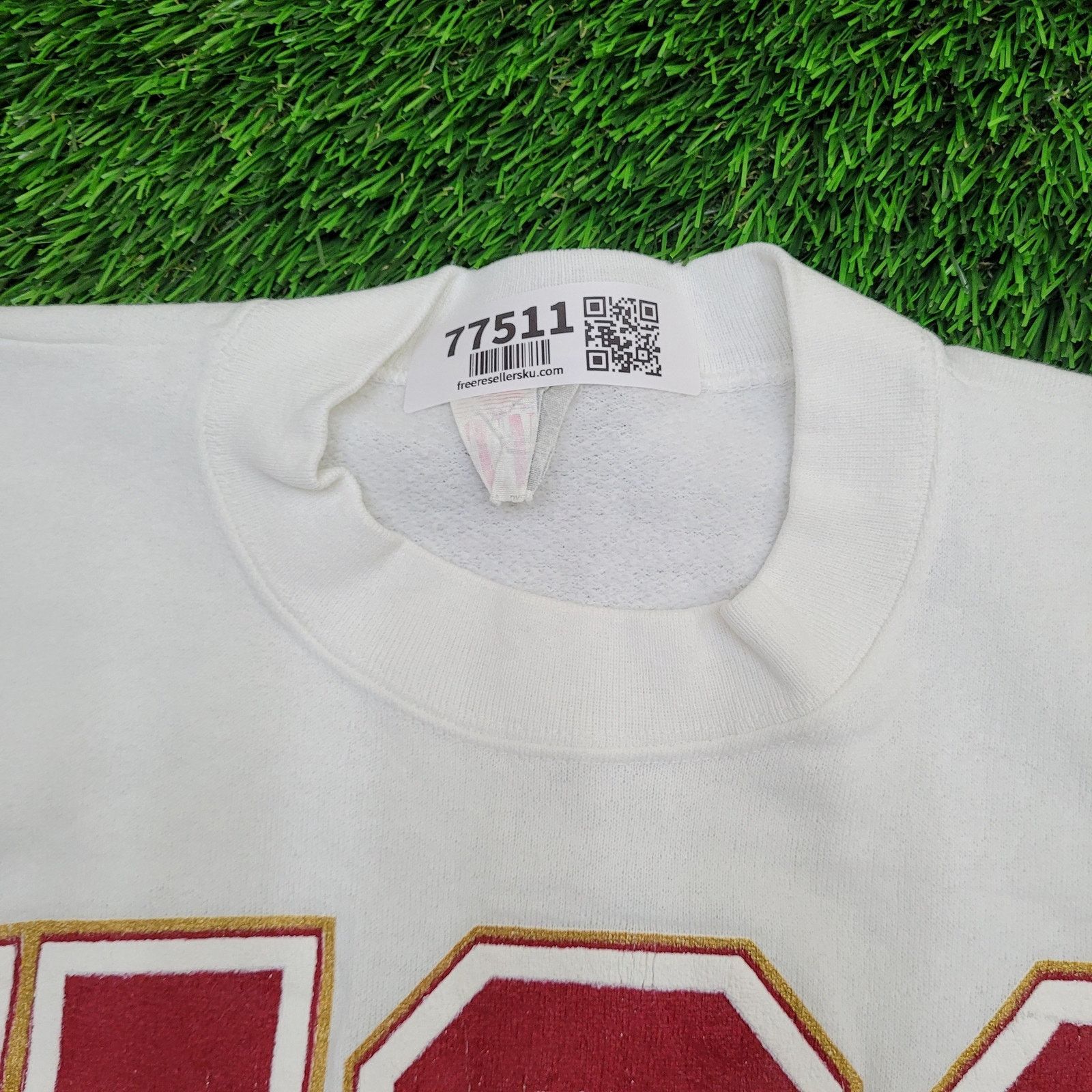 Vintage Vintage 1990 USC Trojans Sweatshirt Womens S/M 18x22 White Size M / US 6-8 / IT 42-44 - 15 Thumbnail