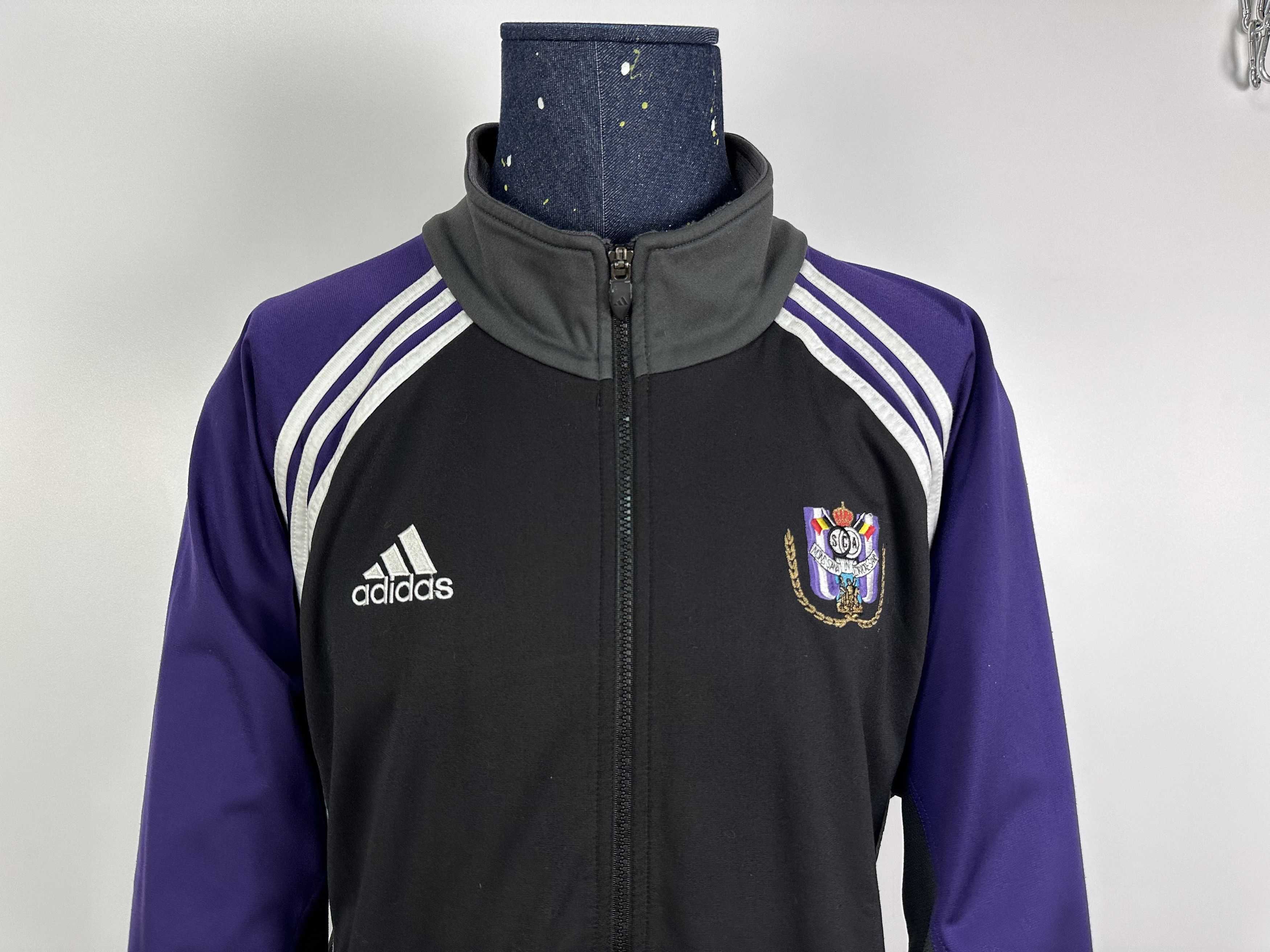 Adidas × Vintage ANDERLECHT 2000 2001 FOOTBALL SOCCER TRACK JACKET ADIDAS Size US XL / EU 56 / 4 - 5 Thumbnail