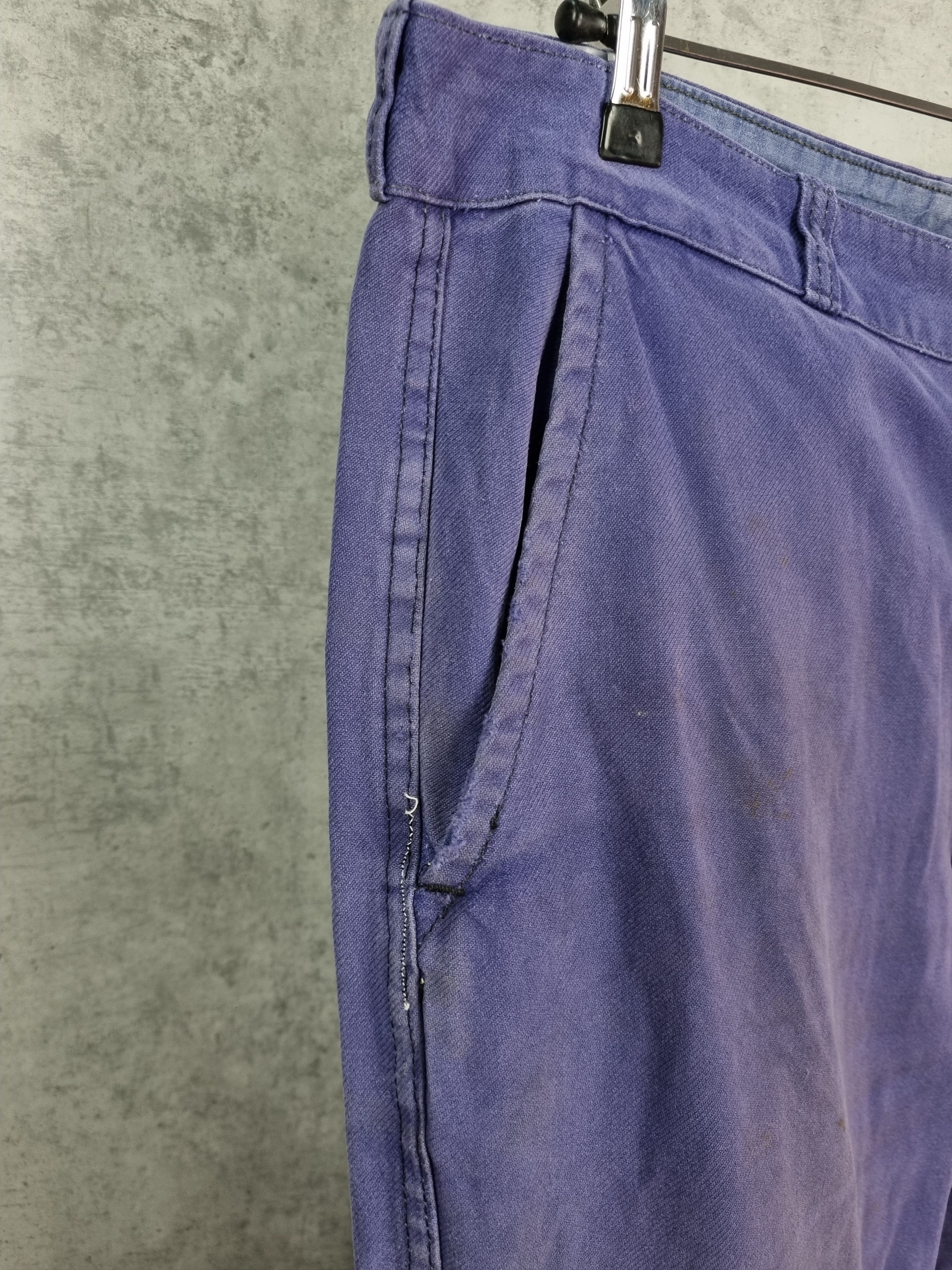Le Laboureur 80s French Chore Vintage Worker Pants Size US 36 / EU 52 - 15 Thumbnail