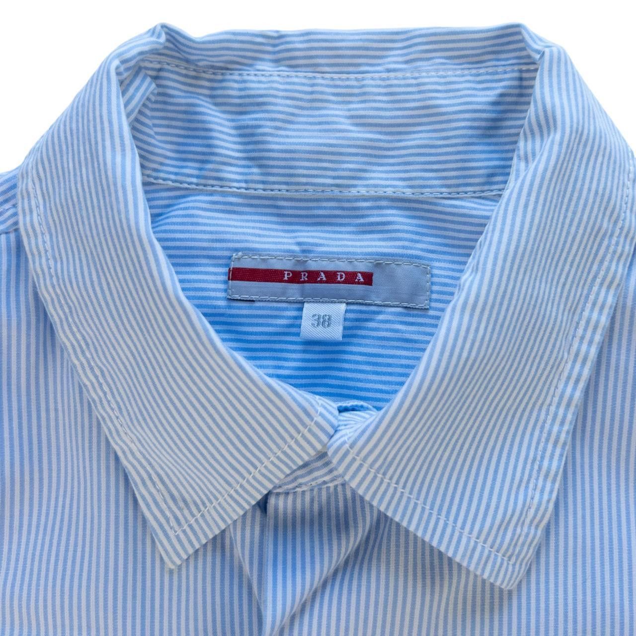 Prada Vintage Prada Striped Button Up Shirt Size L Size US L / EU 52-54 / 3 - 3 Thumbnail