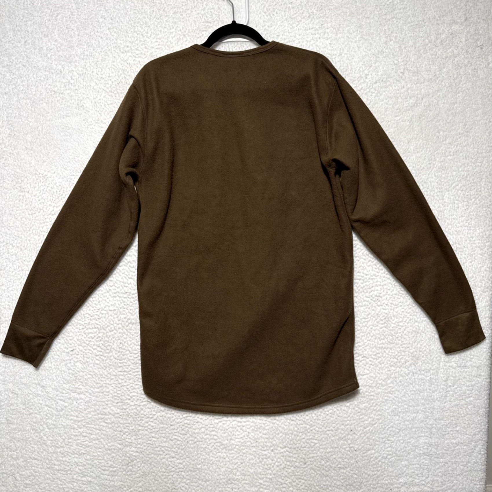 Vintage VINTAGE Cabela's Tracksuit Mens Large Tall 2 Piece Thermal Fleece Brown NT Textile Set Jacket Pants Big & Tall Mens Size 42R - 3 Thumbnail