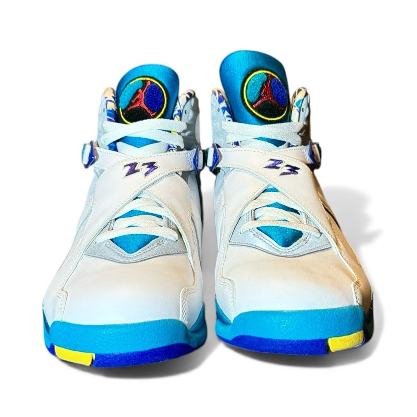 Nike Nike Air Jordan Retro 8 White Aqua Size US 11.5 / IT 41.5 - 3 Thumbnail
