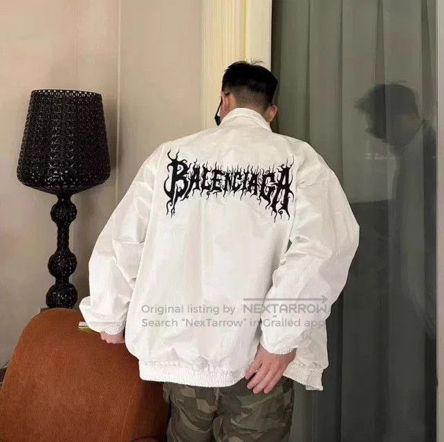 Balenciaga Balenciaga Back Embroidered Logo Jacket. Size US XS / EU 42 / 0 - 5 Thumbnail