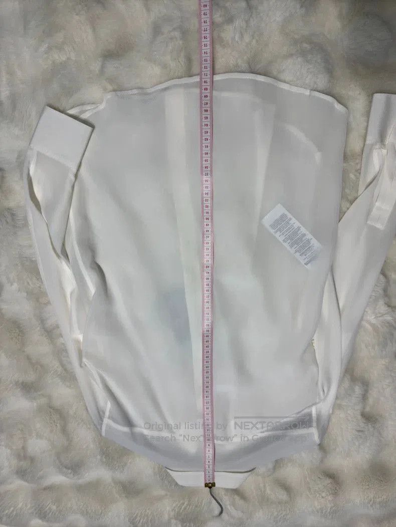 Saint Laurent Paris Silk White Saint Laurent Shirt for Women. Size XS / US 0-2 / IT 36-38 - 8 Thumbnail