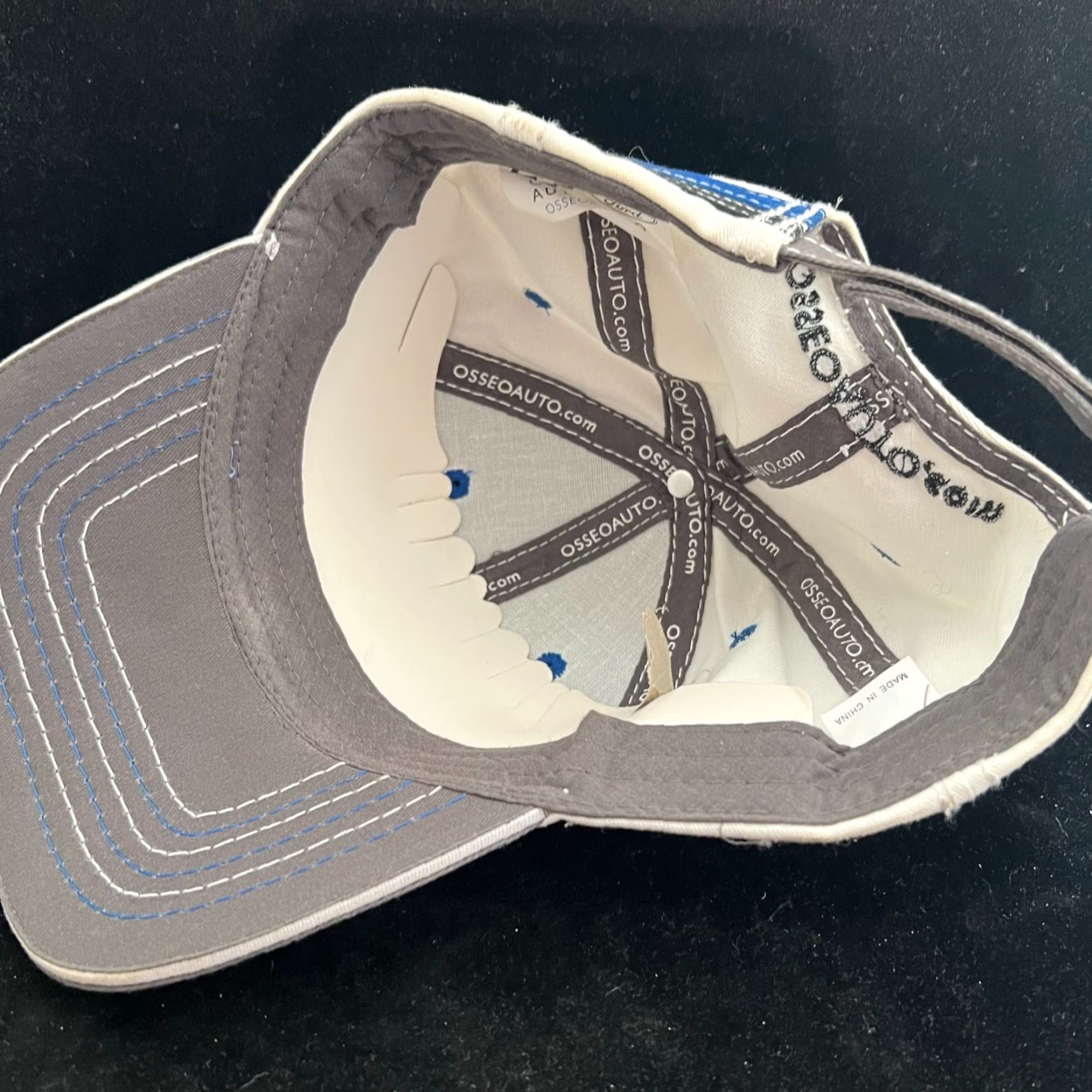 Vintage VINTAGE Grays 5 Panel Hat One Size Adjustable Gray Cars Mens Size ONE SIZE - 5 Thumbnail