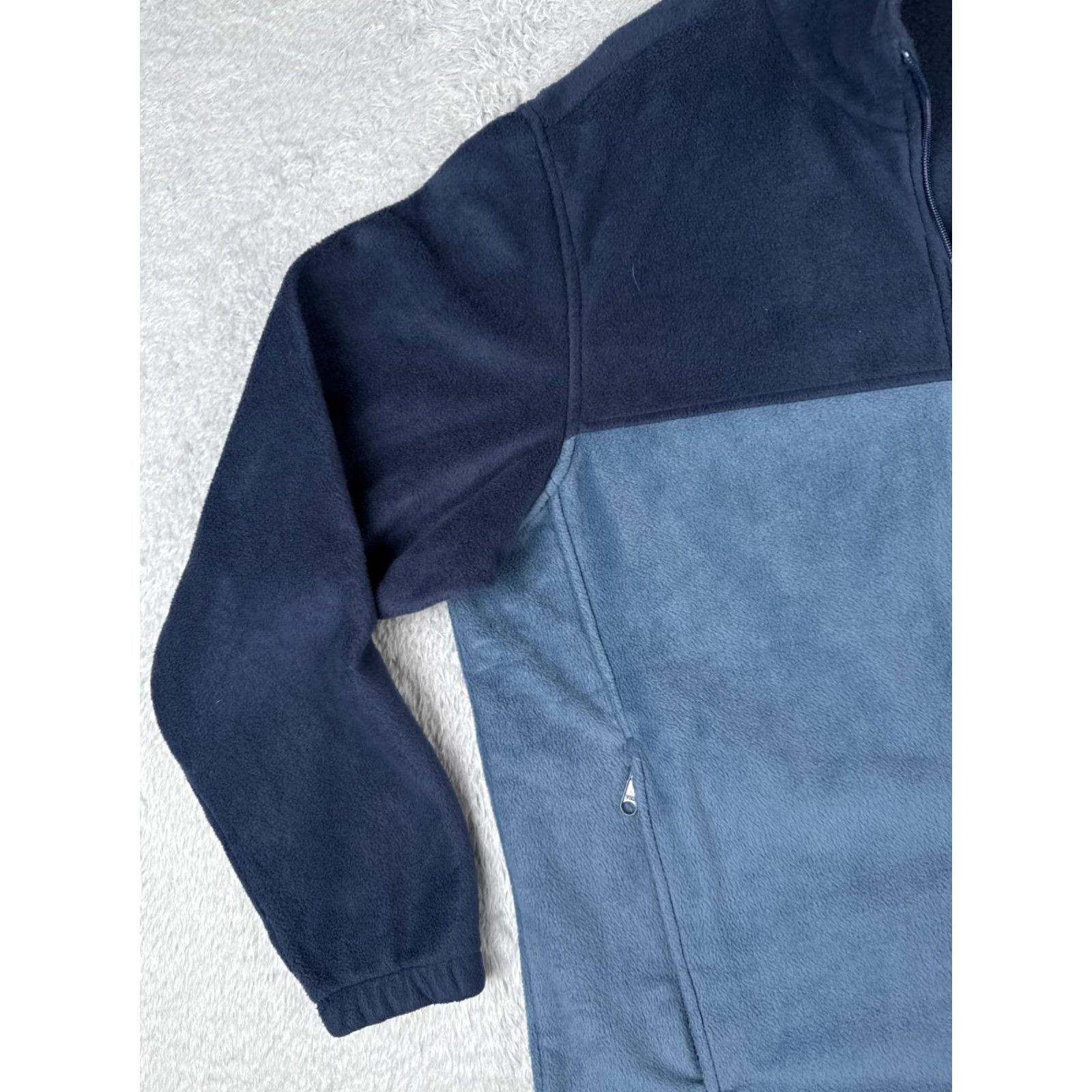Vintage Columbia Jacket Adult 2XL Blue Full Zip Mock Neck Fleece Polyester Pockets Casual Travel Workwear Men Size US XXL / EU 58 / 5 - 3 Thumbnail