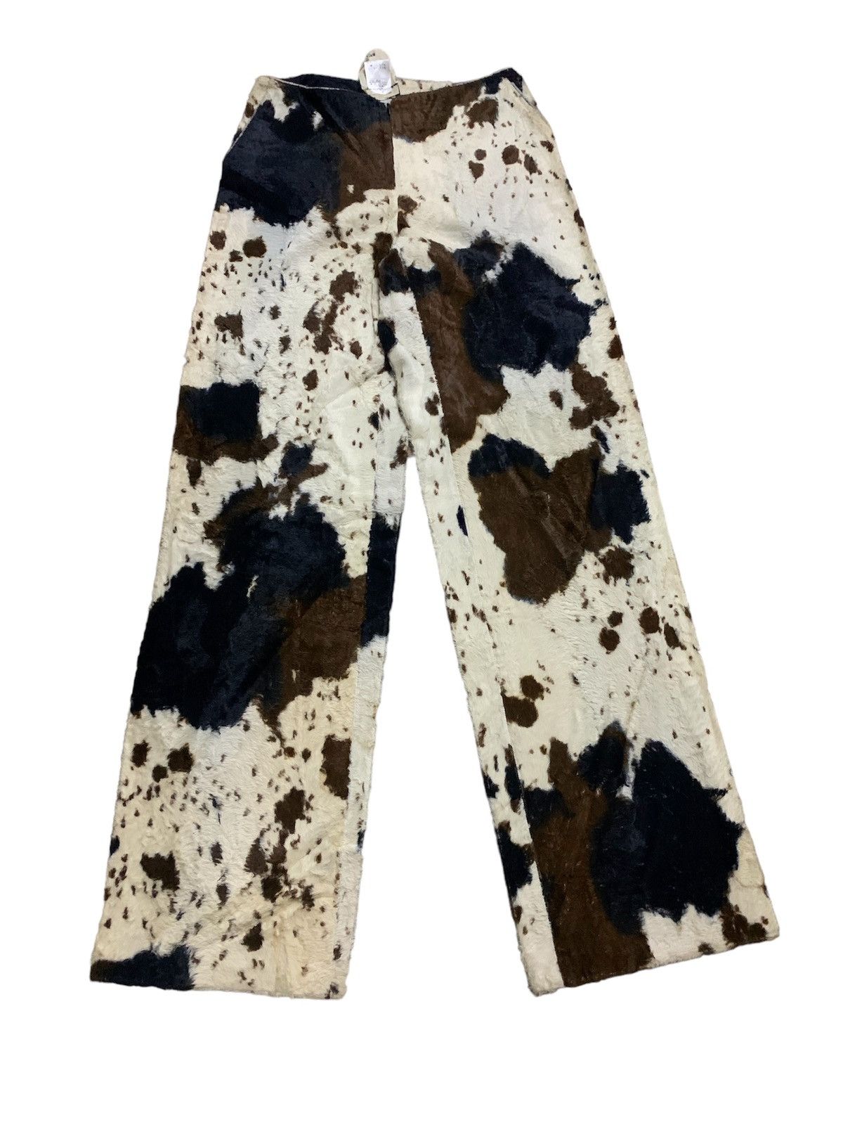 Vintage Japanese Designer Irie Faux Cow Baggy Pant