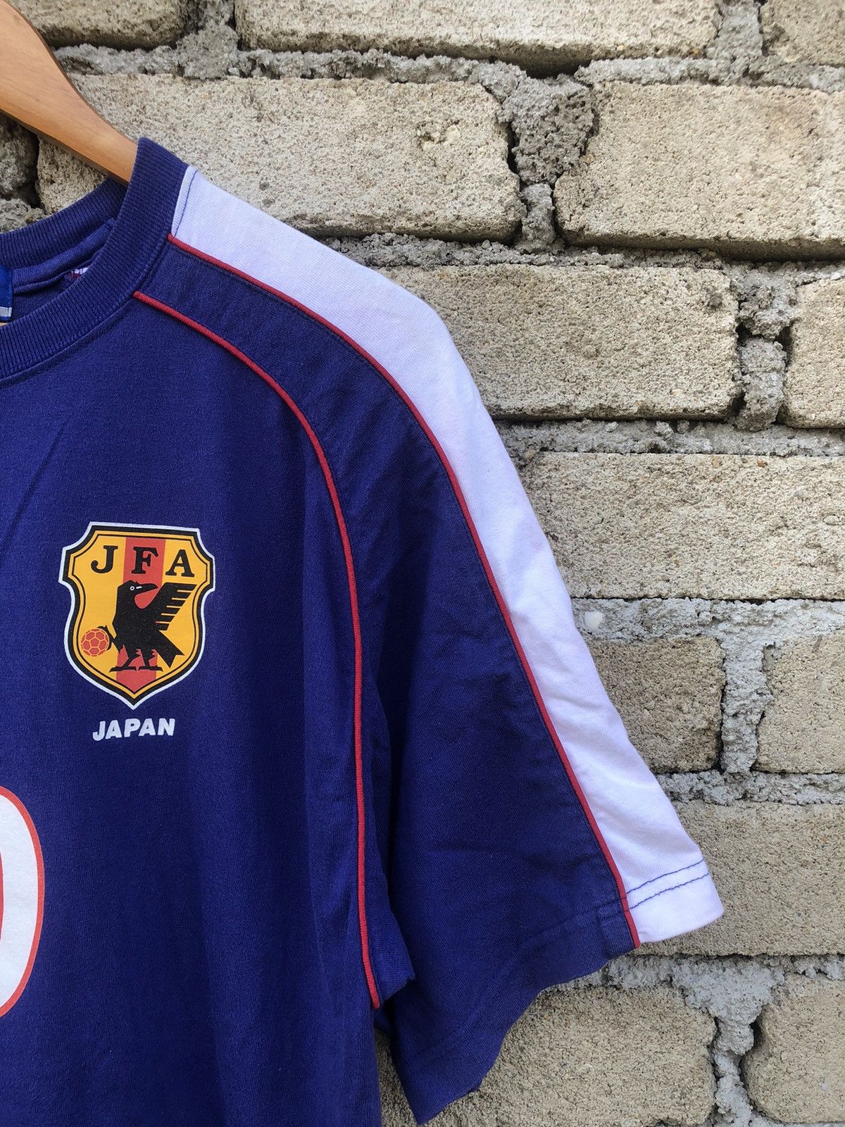 Japanese Brand × Vintage vintage JFA Japan Football Nakamura #10 Tshirts Size US L / EU 52-54 / 3 - 7 Thumbnail