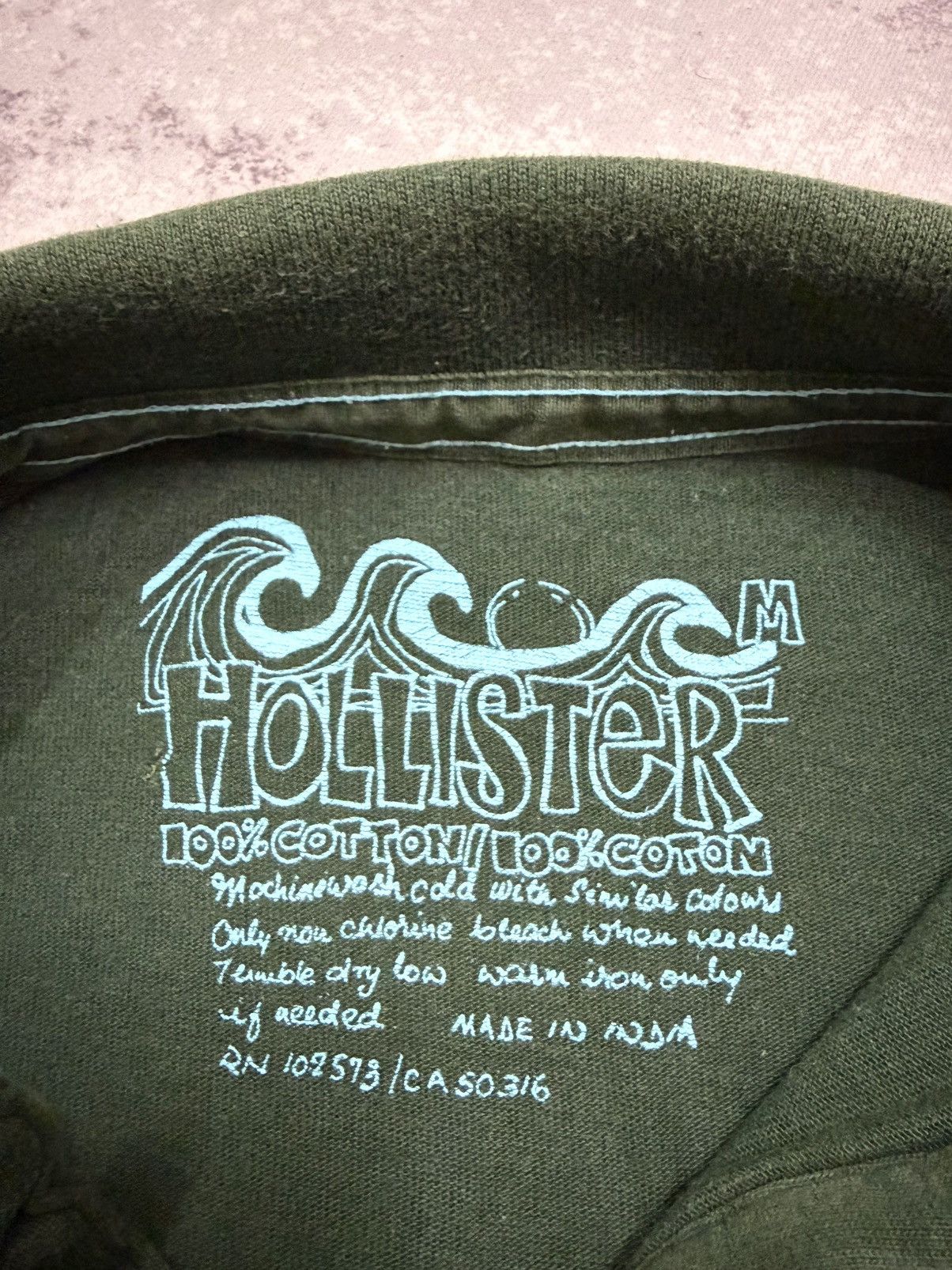 Hollister Hollister Polo Colar Longsleeve Shirt Size US M / EU 48-50 / 2 - 7 Thumbnail