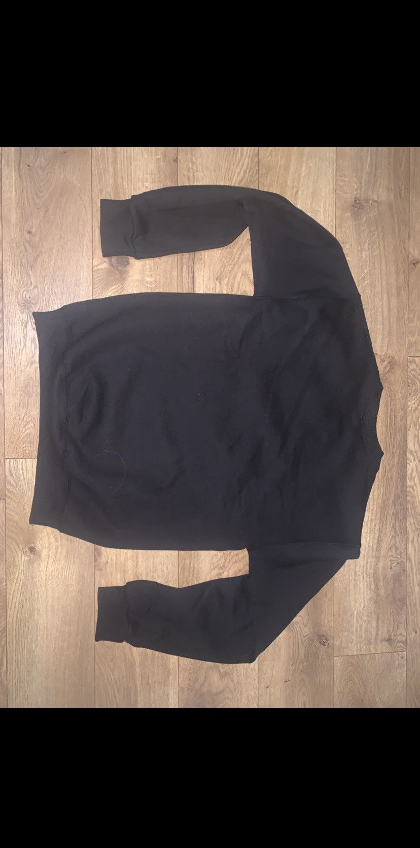 Athletic Works Black Semi-Heavyweight Crewneck Size US S / EU 44-46 / 1 - 2 Thumbnail