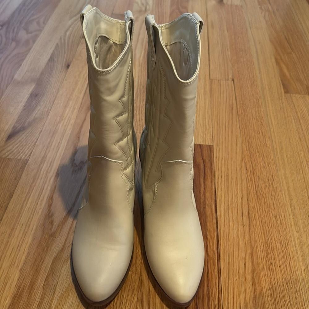 Miansai MIA Raylyn western boot white used size 8.5 Size US 8.5 / IT 38.5 - 3 Thumbnail