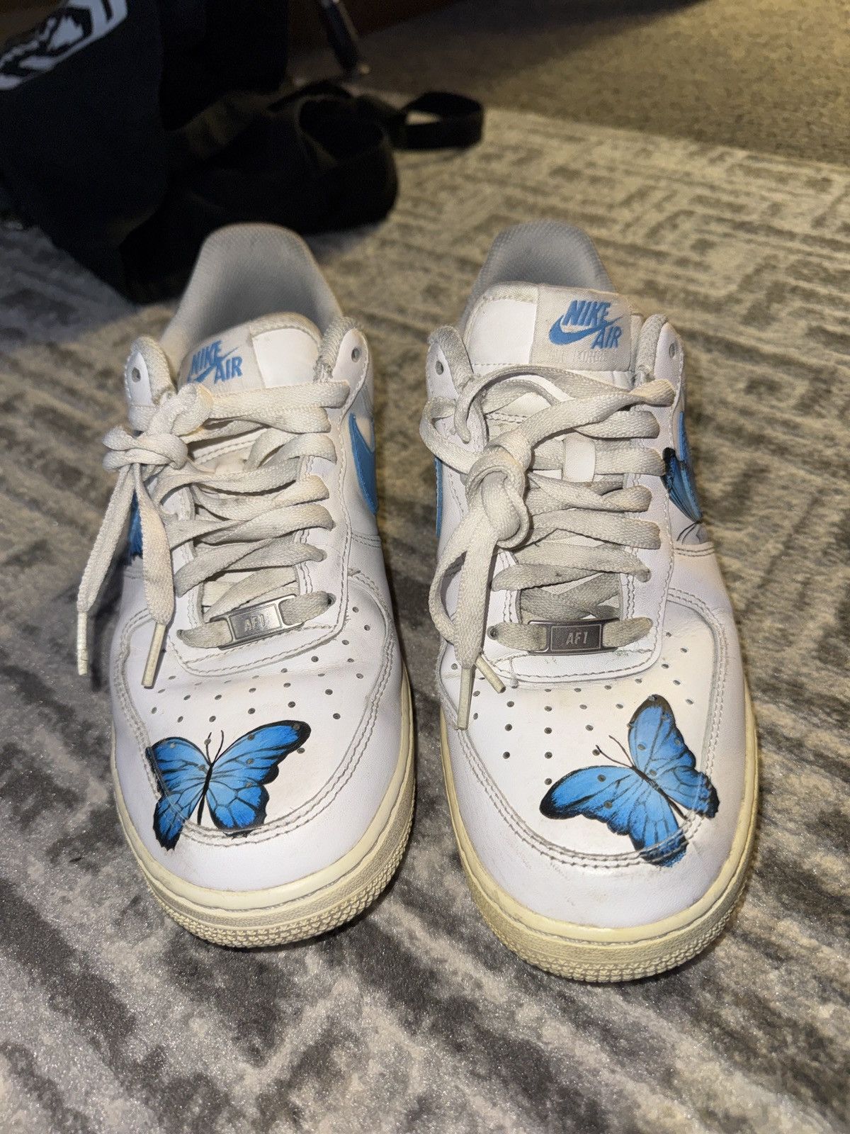 Nike Air Force One Custom “Butterflies” Size US 8 / EU 41 - 5 Thumbnail