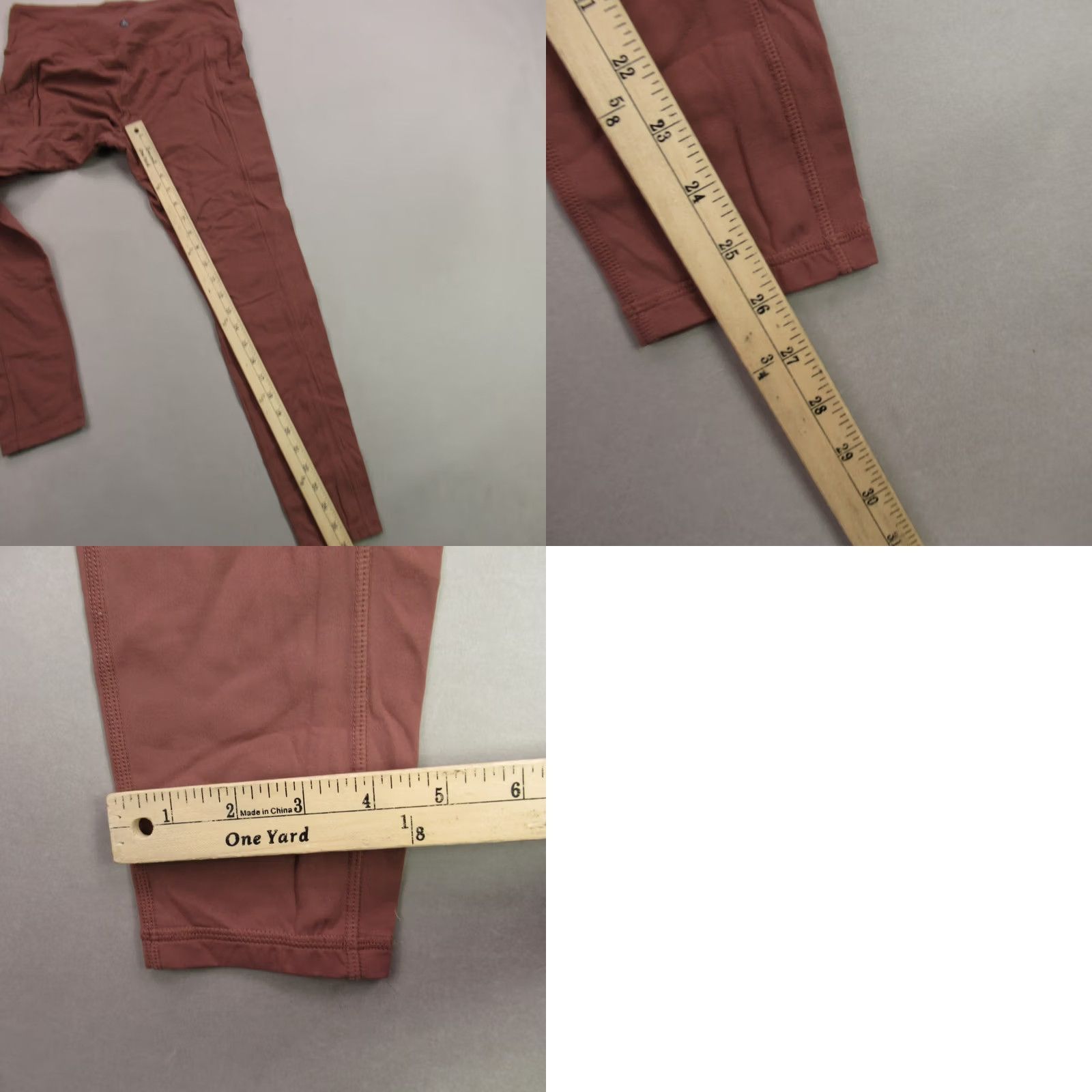 Prana prAna Leggings Womens L Yoga Workout Lightweight Rust Casual Stretch Size 36" / US 14 / IT 50 - 8 Thumbnail