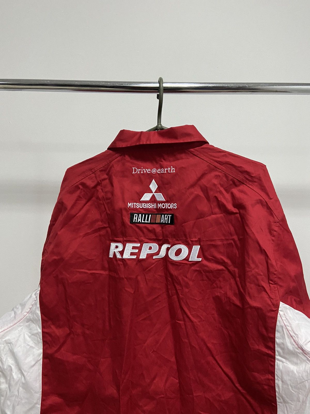 Vintage Mitsubishi repsol big logo racing buttons shirts vintage Size US XXL / EU 58 / 5 - 4 Thumbnail