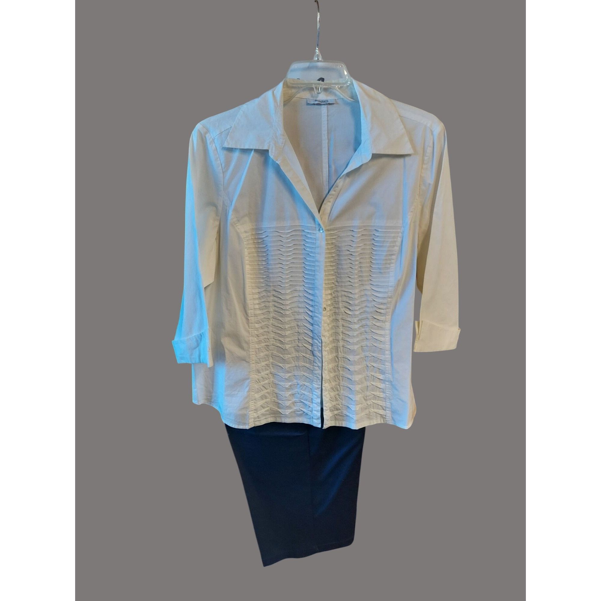 Other Alfred Dunner Womens 3-Piece Set Navy Jacket White Blouse & Size XXL / US 16-18 / IT 52-54 - 5 Thumbnail