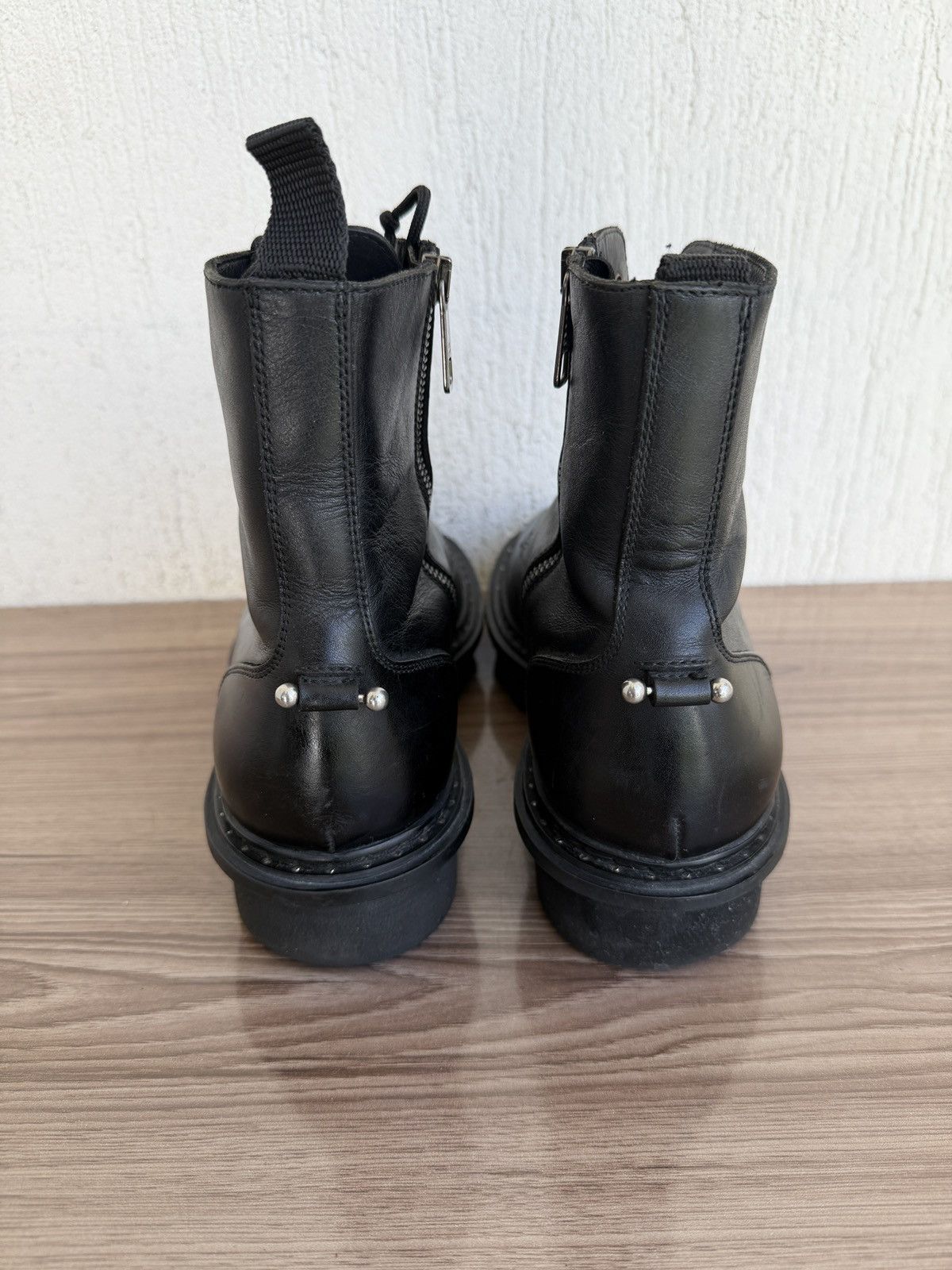 Neil Barrett Fw15 pierced punk boot like Balenciaga strike boots Size US 9 / EU 42 - 16 Thumbnail