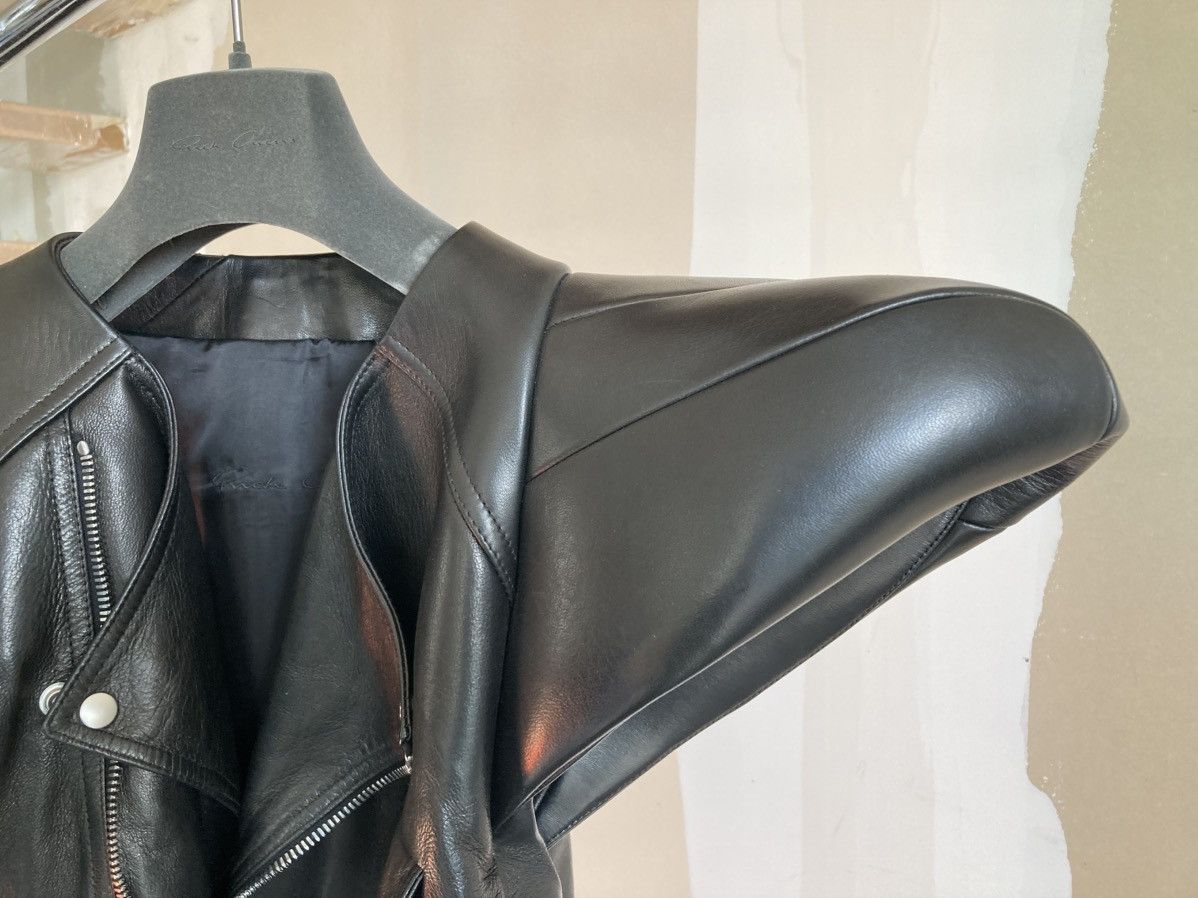 Rick Owens BRAND NEW / Rick Owens Leather Jacket Size M / US 6-8 / IT 42-44 - 4 Thumbnail