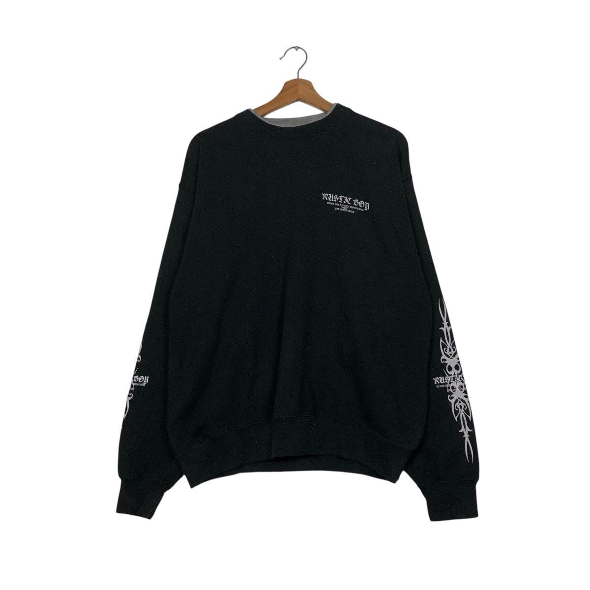 Hysteric Glamour 📌Vintage Sweatshirt Rusty Boy Punk Design Big Logo Size US L / EU 52-54 / 3 - 2 Thumbnail