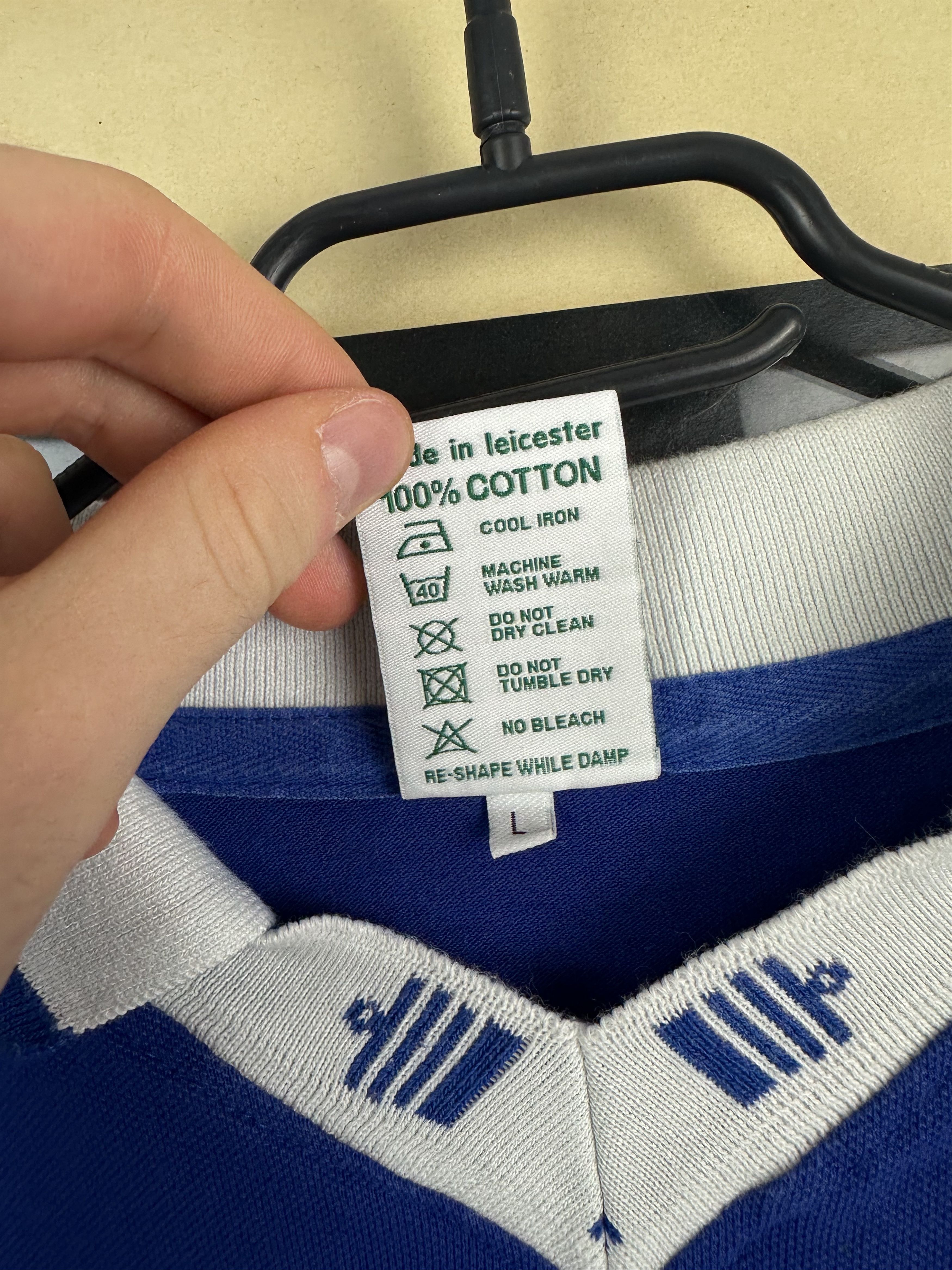 Other Leicester City football shirt 1976 Retro Score Draw Soccer Size US M / EU 48-50 / 2 - 6 Thumbnail