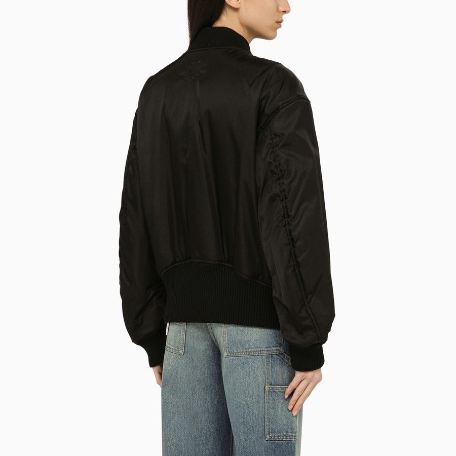 Off-White o1d2blof0924 Padded Nylon Bomber Jacket in Black Size XS / US 0-2 / IT 36-38 - 3 Thumbnail