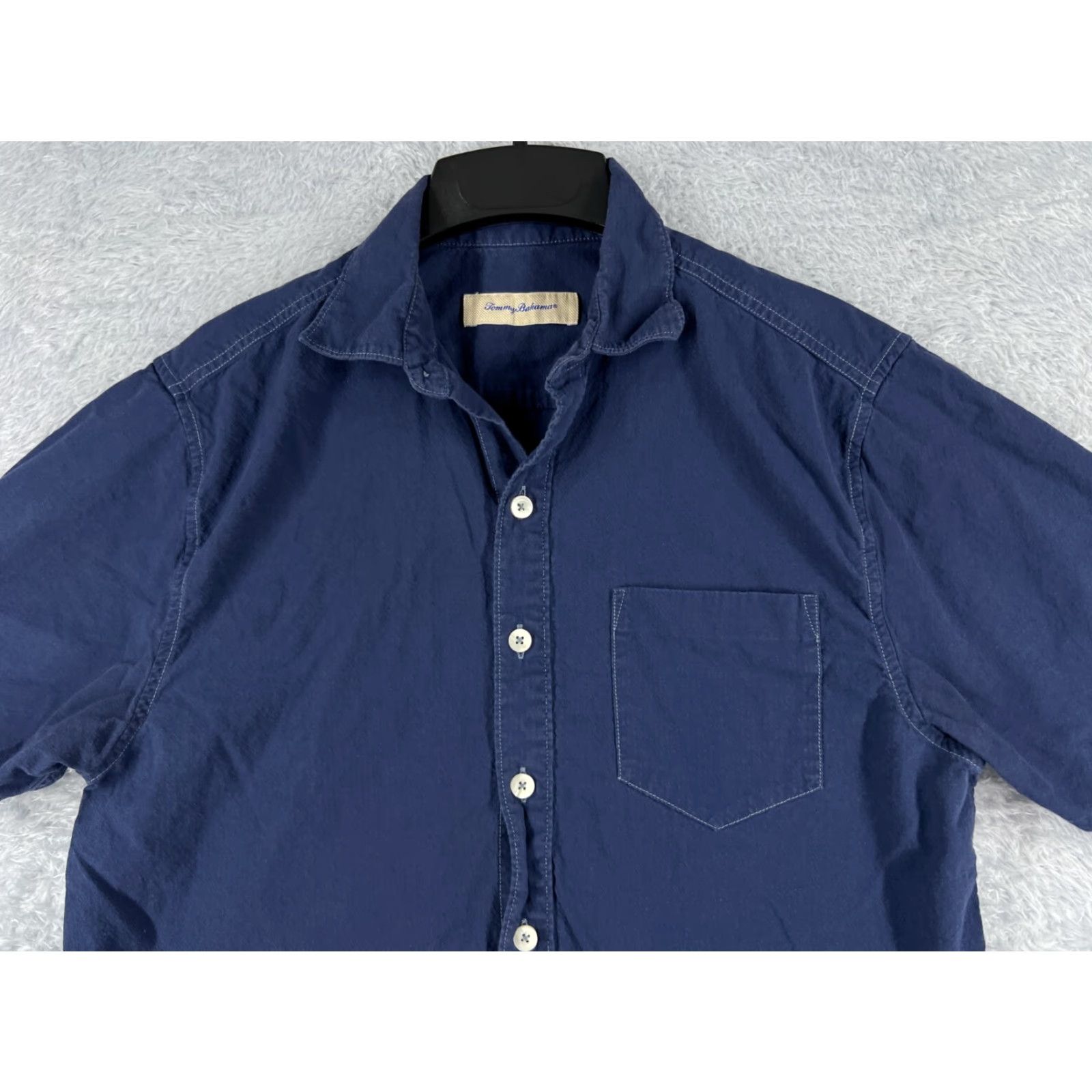 Tommy Bahama Tommy Bahama Shirt Men Small Blue Pocket 100% Cotton Hawaiian Beach Vacation Size US M / EU 48-50 / 2 - 4 Thumbnail