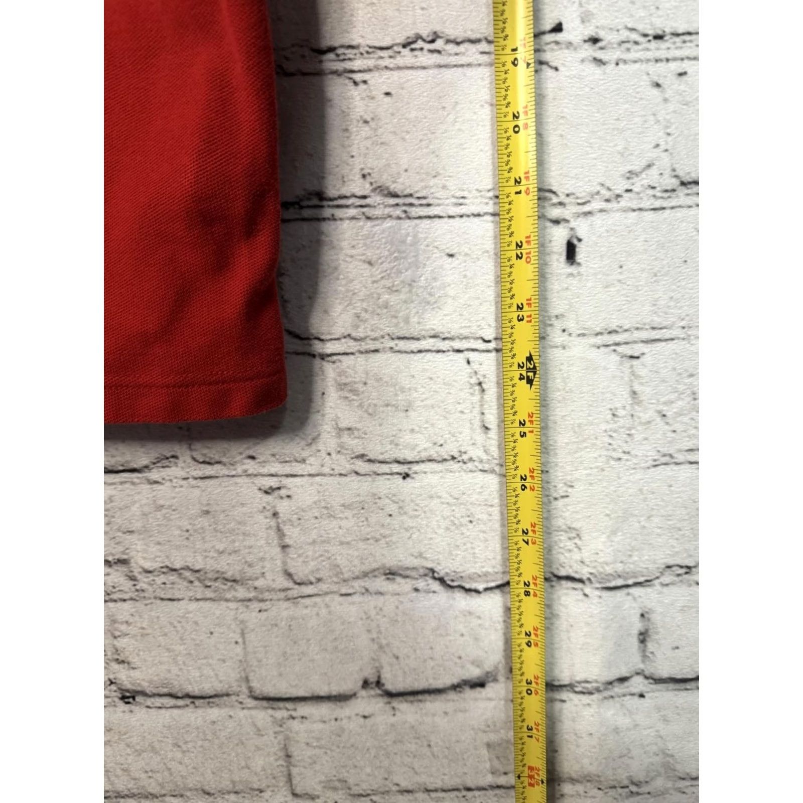 Chaps Chaps Polo Shirt Red L Mens Button-Down Collar Cotton Solid Size US L / EU 52-54 / 3 - 5 Thumbnail