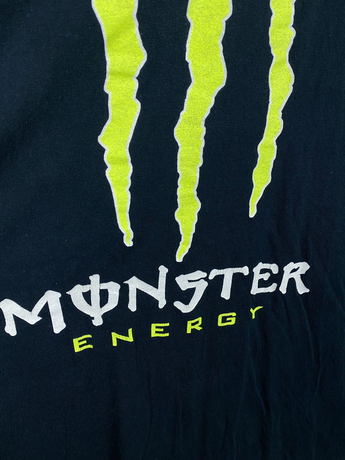 Vintage 🚧Vintage 00s Monster Energy Racing Big Logo VTG Tee🚧 Size US L / EU 52-54 / 3 - 6 Thumbnail