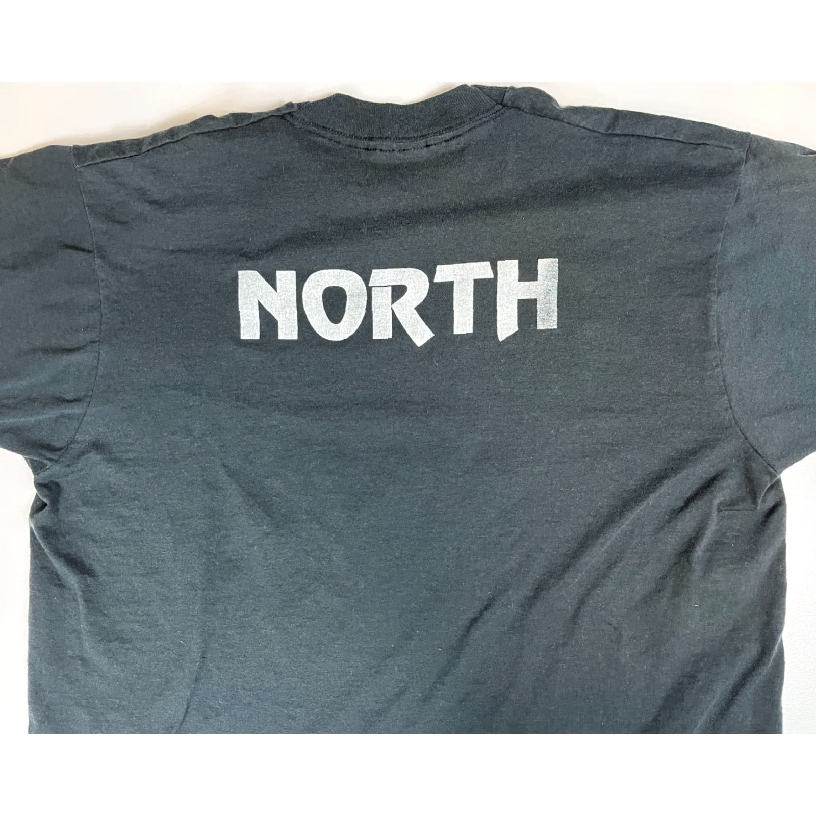 Vintage VINTAGE Columbia National Bank of Chicago T-Shirt Double-Sided XL Mens XL Black 90s Bank Graphic Print Screen Stars Best Size US XL / EU 56 / 4 - 4 Thumbnail