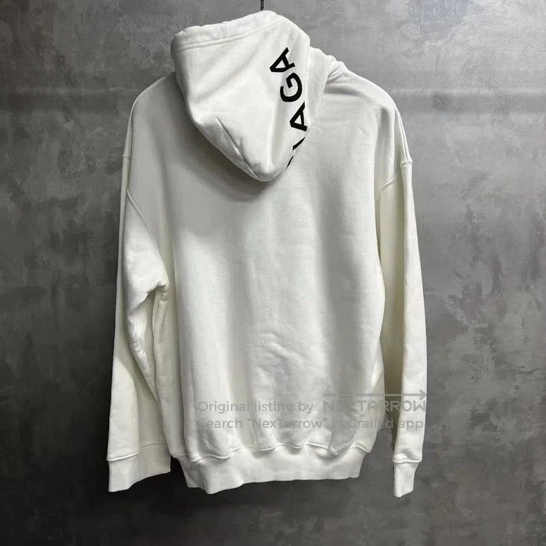 Balenciaga Balenciaga White Logo Print Hoodie. Size US XS / EU 42 / 0 - 2 Thumbnail