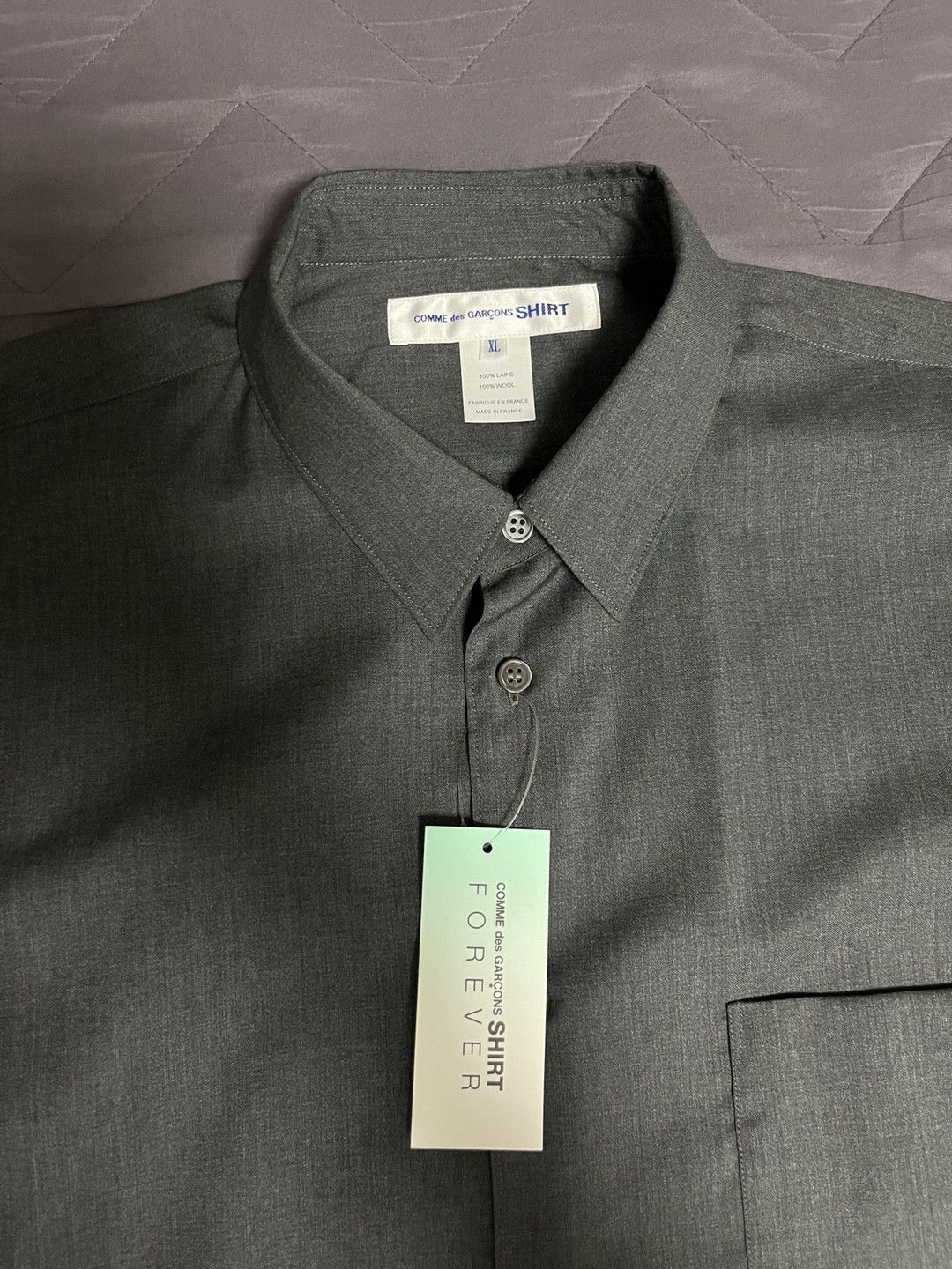 Comme des Garcons SHIRT Comme des garcons classic woven shirt Size US XL / EU 56 / 4 - 7 Thumbnail