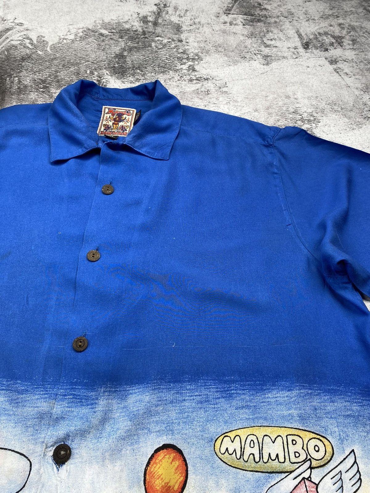 Mambo Vintage Mambo Loud Hawaiian Surf Very Rare Jesus Shirt Size US XL / EU 56 / 4 - 7 Thumbnail