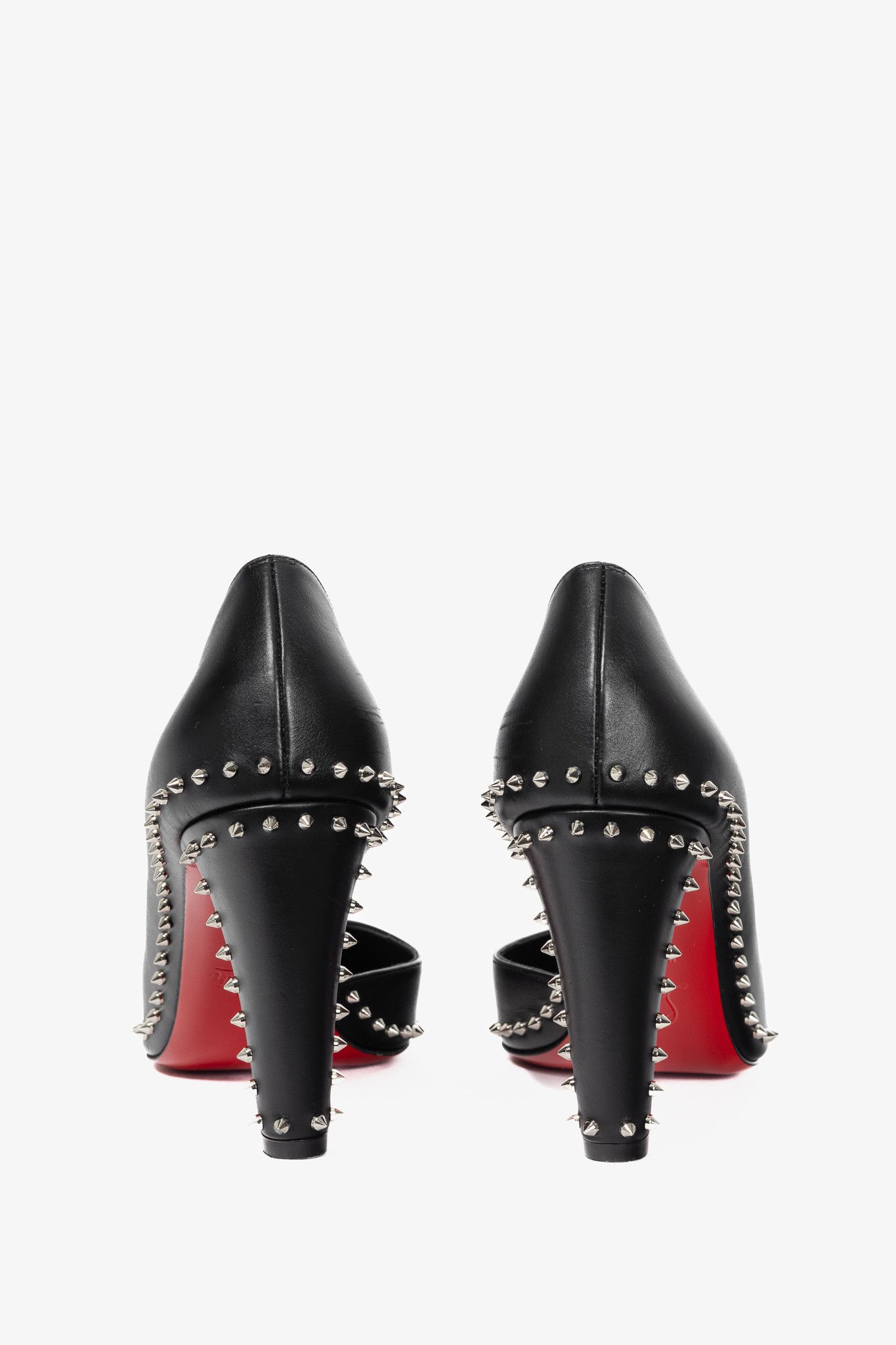 Christian Louboutin Christian Louboutin Vidura Calfskin Spike D'Orsay Heels Size US 10.5 / IT 40.5 - 3 Thumbnail