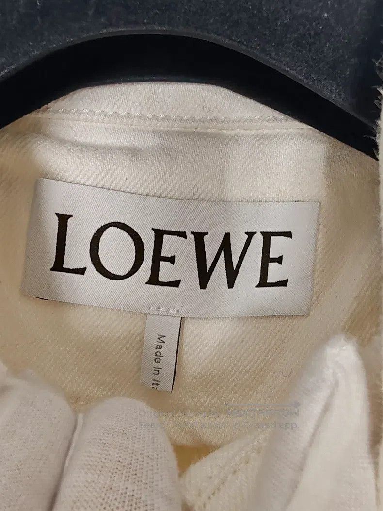Loewe Loewe Women's Leather Patch Denim Jacket Size XXS / US 00 / IT 34 - 4 Thumbnail